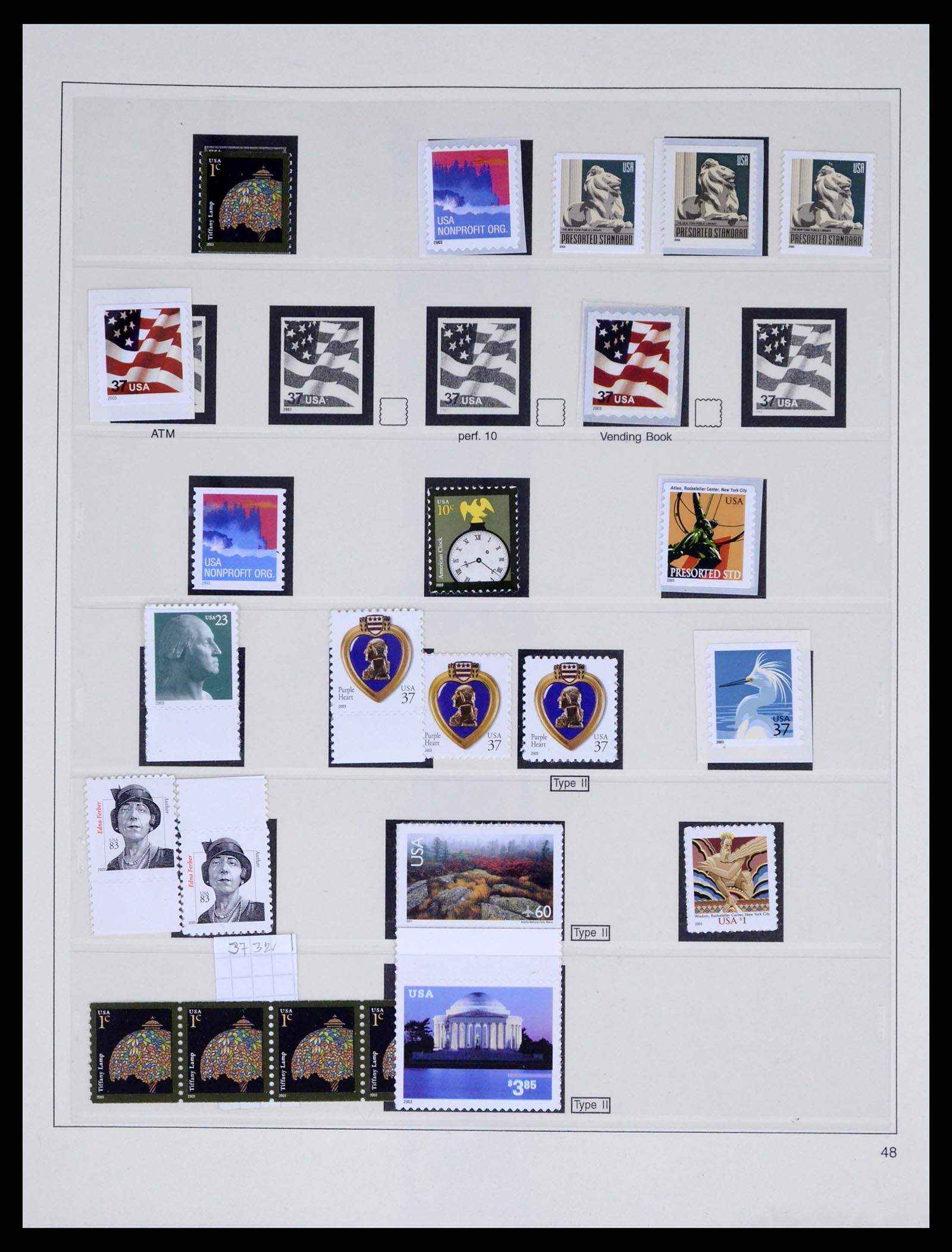 37551 188 - Stamp collection 37551 USA 1851-2001.