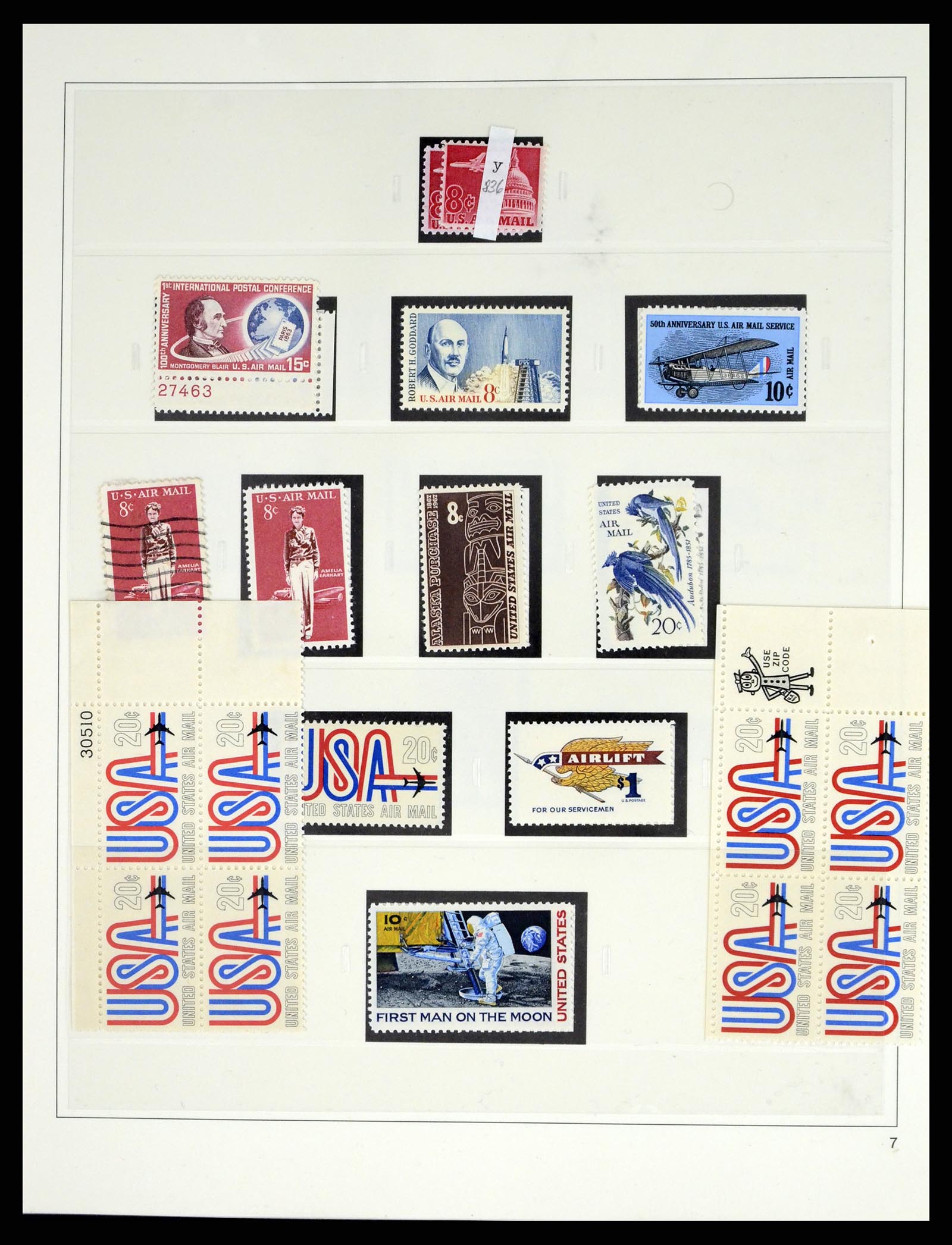 37551 216 - Stamp collection 37551 USA 1851-2001.