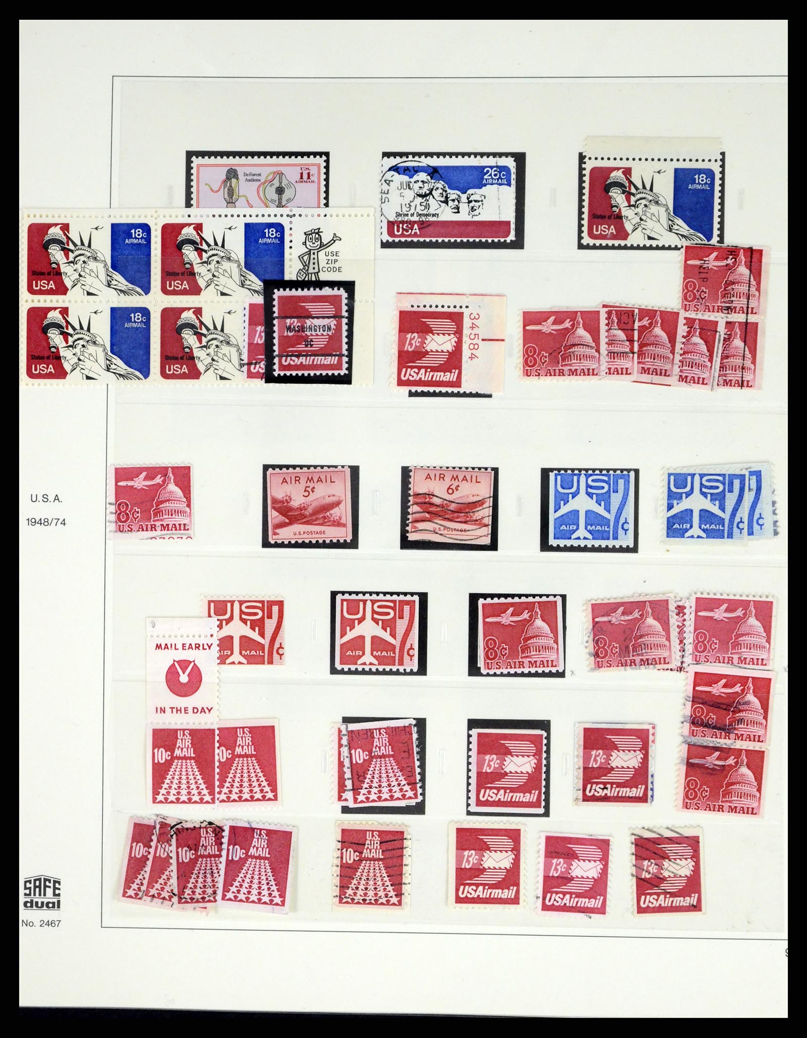 37551 219 - Stamp collection 37551 USA 1851-2001.