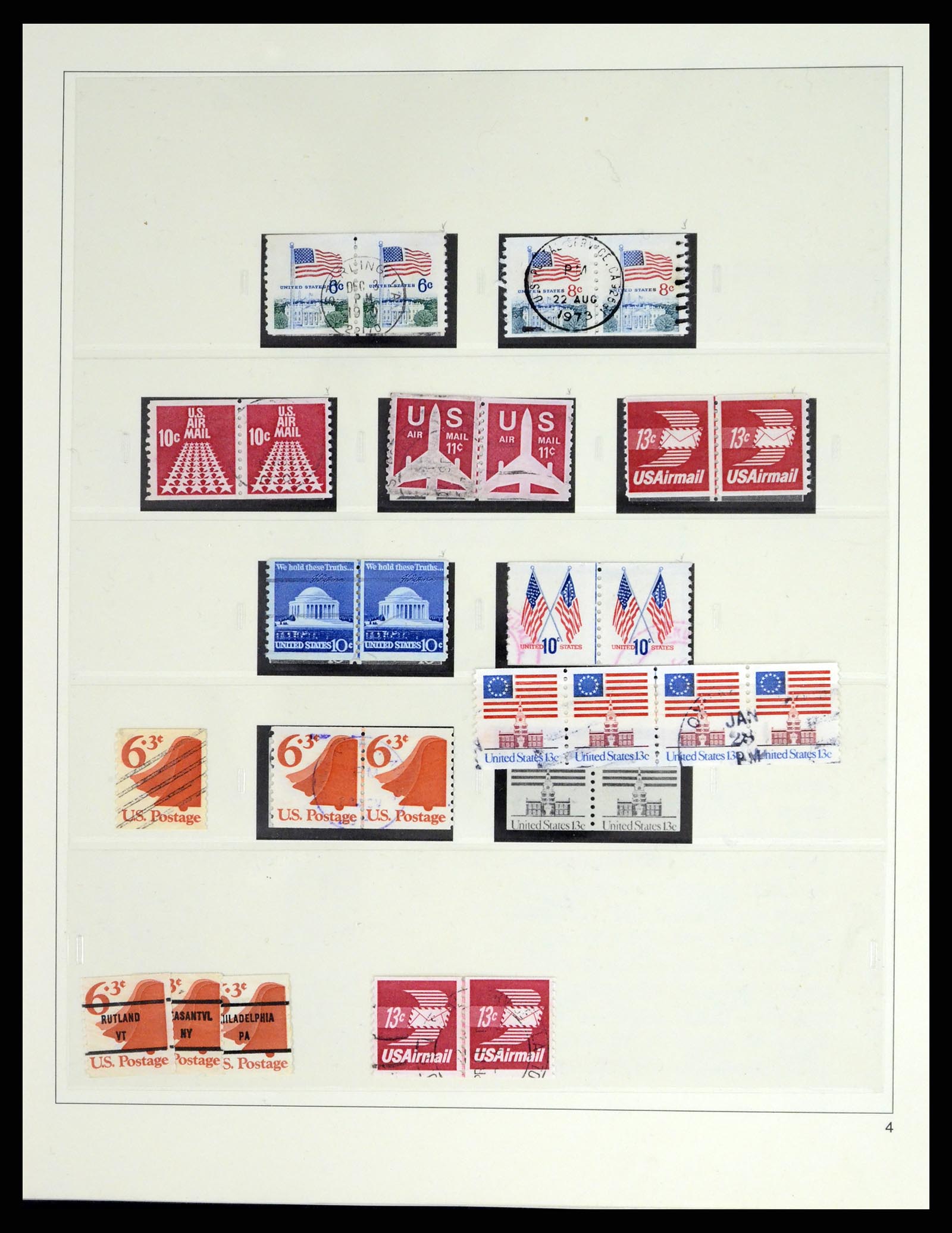 37551 220 - Stamp collection 37551 USA 1851-2001.