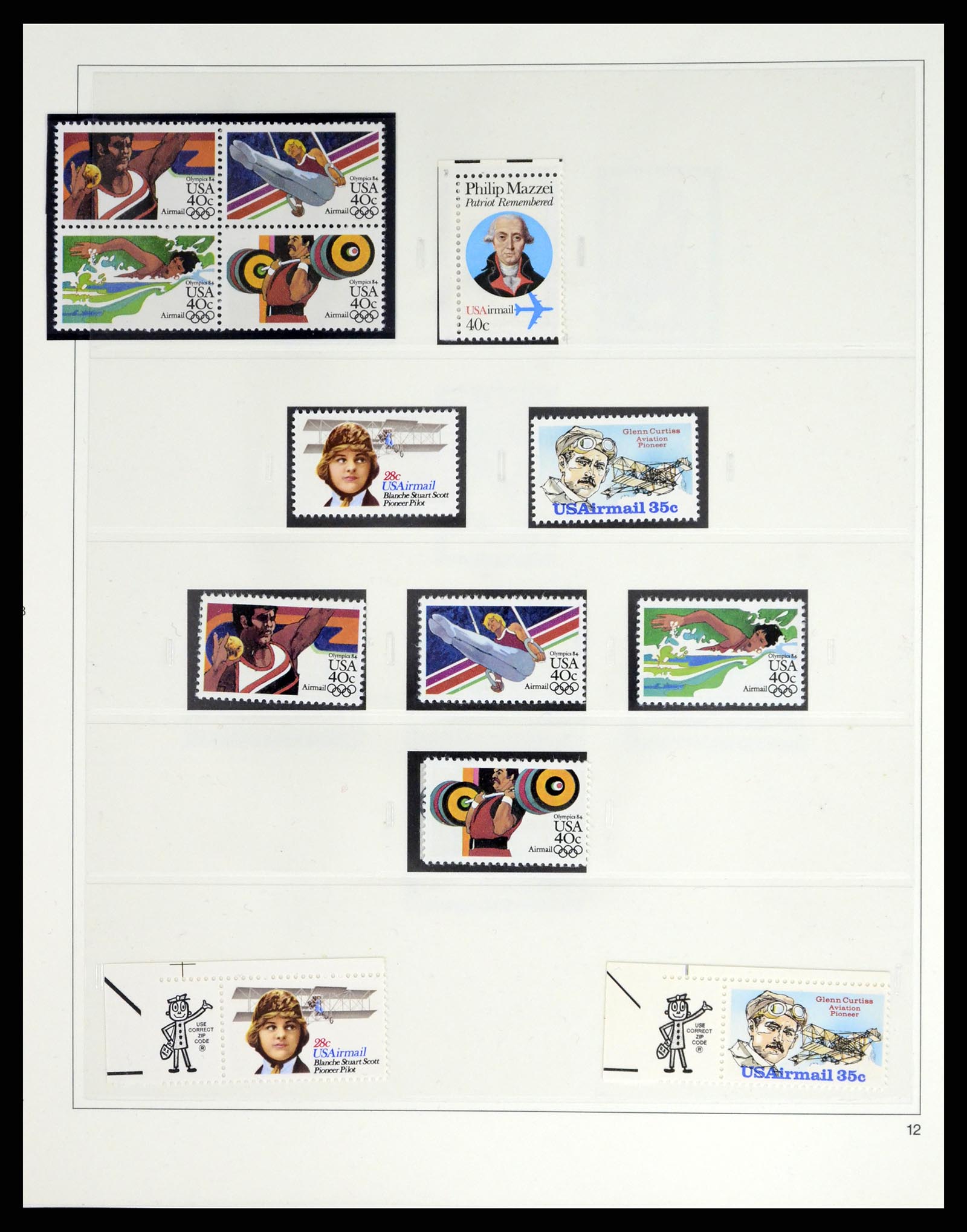 37551 224 - Stamp collection 37551 USA 1851-2001.