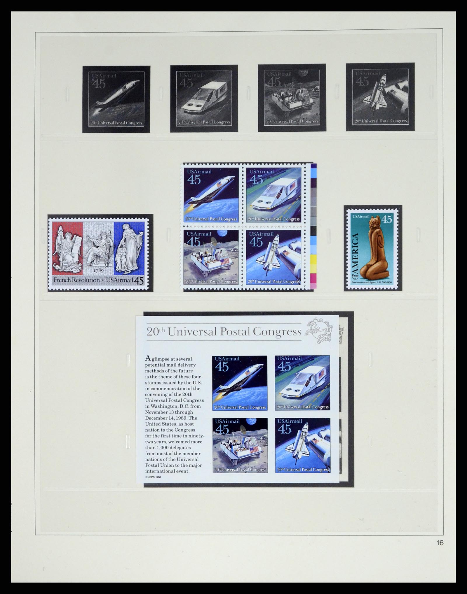 37551 228 - Stamp collection 37551 USA 1851-2001.