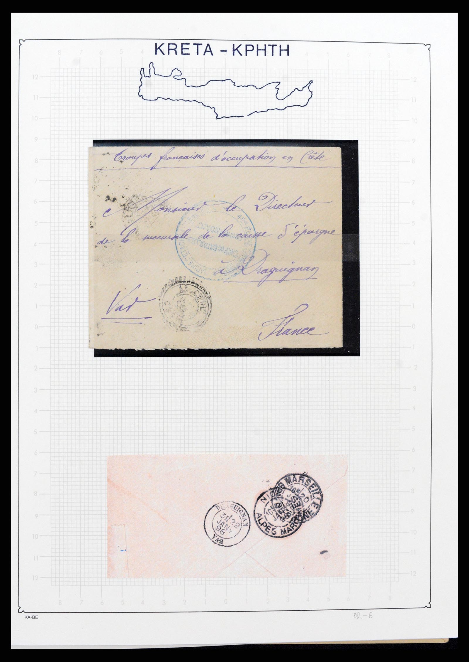 37552 013 - Stamp collection 37552 Crete 1897-1913.