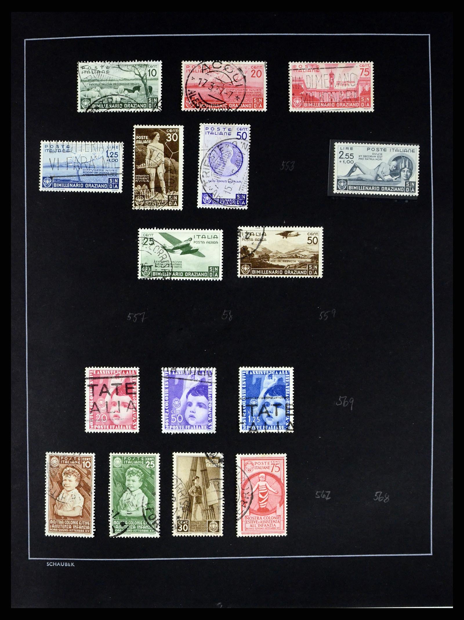 37553 022 - Stamp collection 37553 Italy 1852-1990.