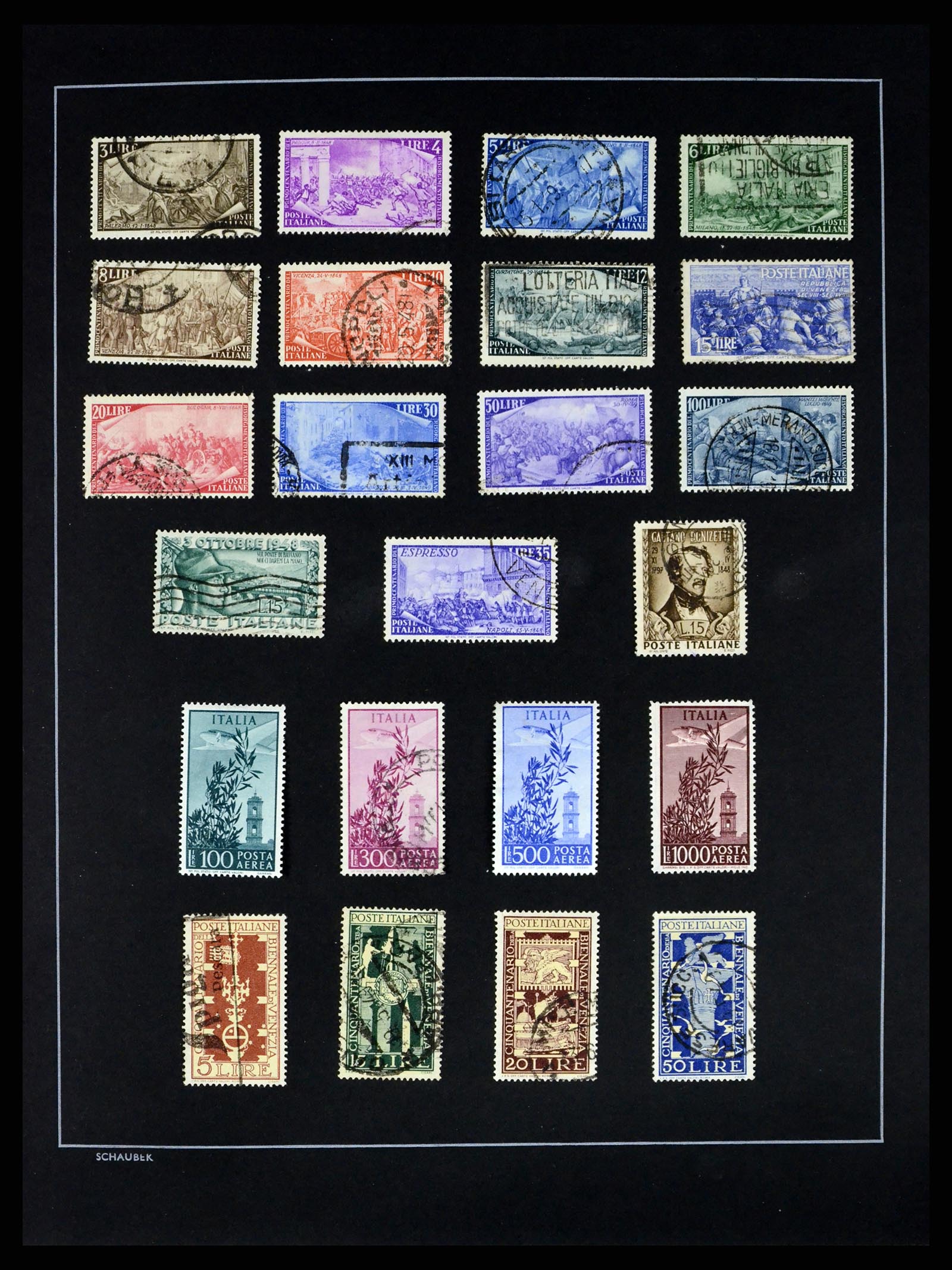 37553 030 - Stamp collection 37553 Italy 1852-1990.