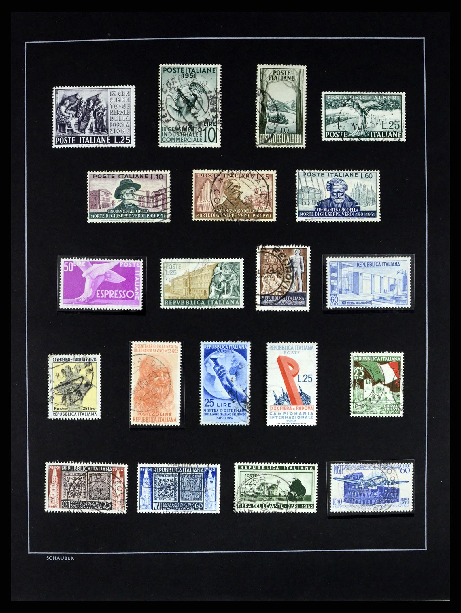 37553 035 - Stamp collection 37553 Italy 1852-1990.