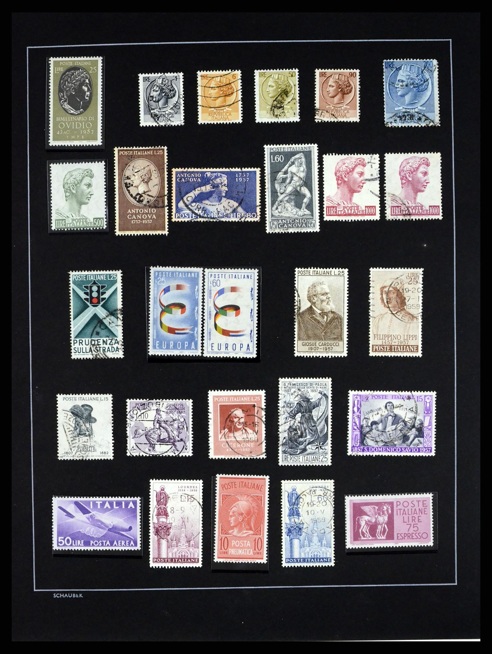 37553 041 - Stamp collection 37553 Italy 1852-1990.