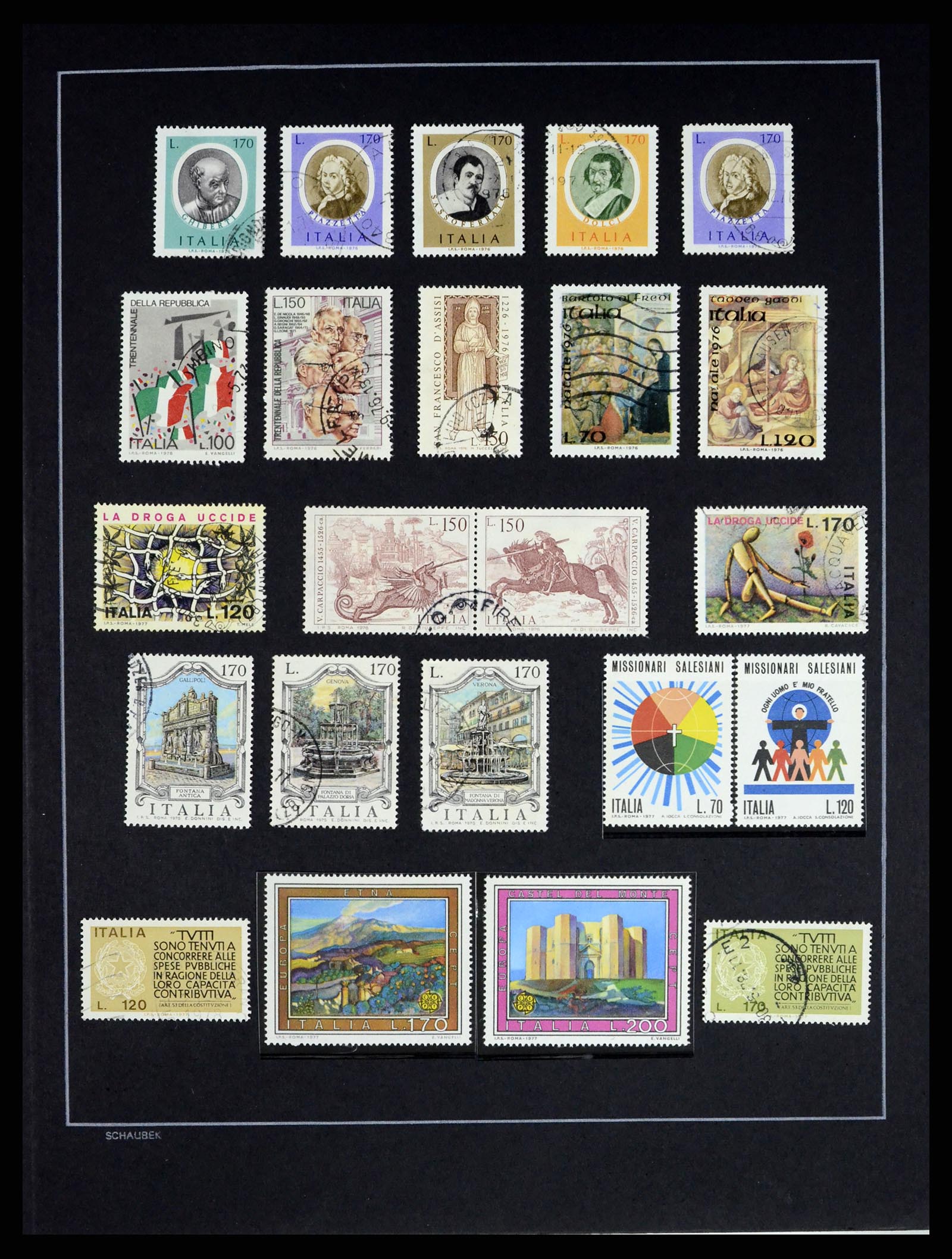 37553 045 - Stamp collection 37553 Italy 1852-1990.