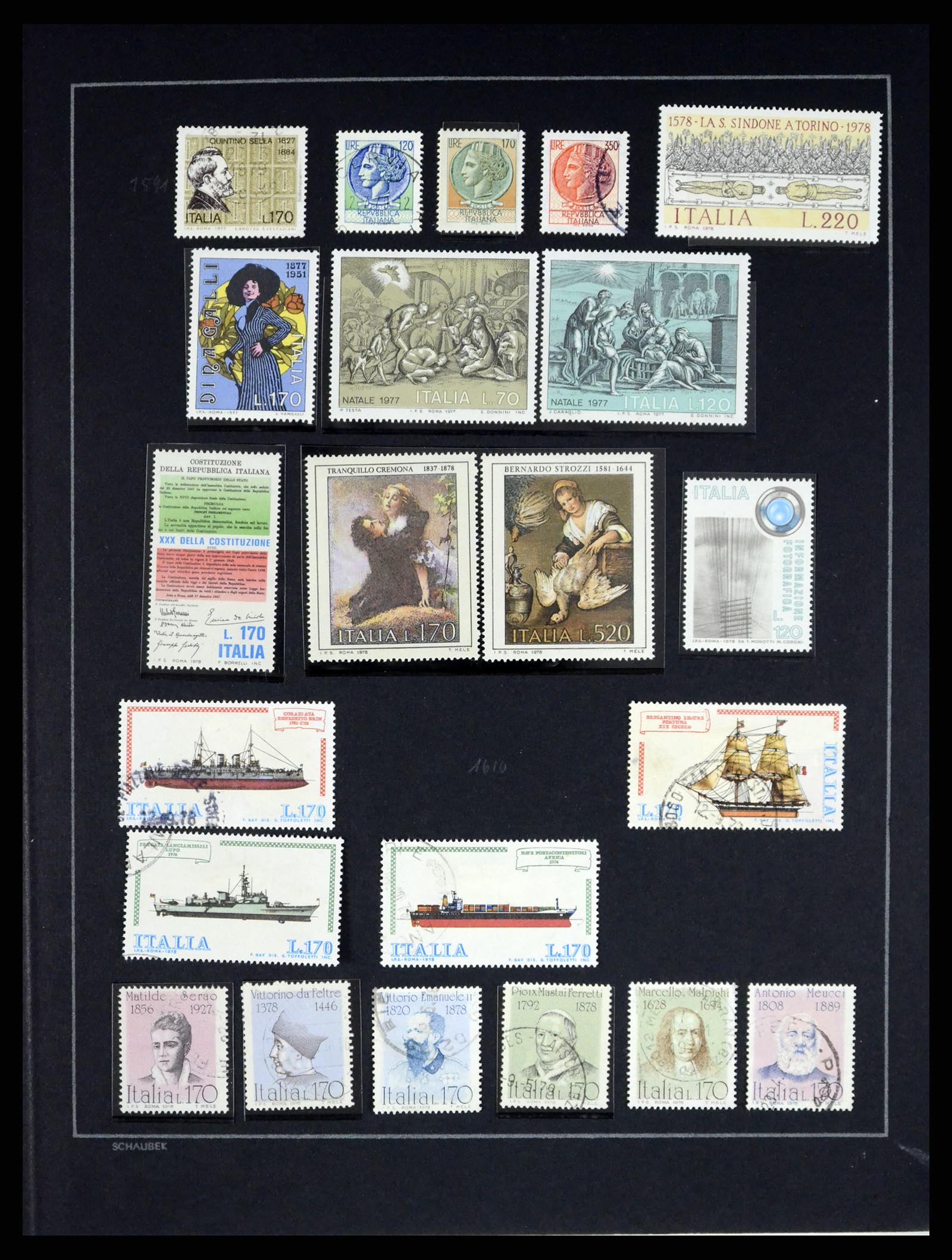 37553 048 - Stamp collection 37553 Italy 1852-1990.