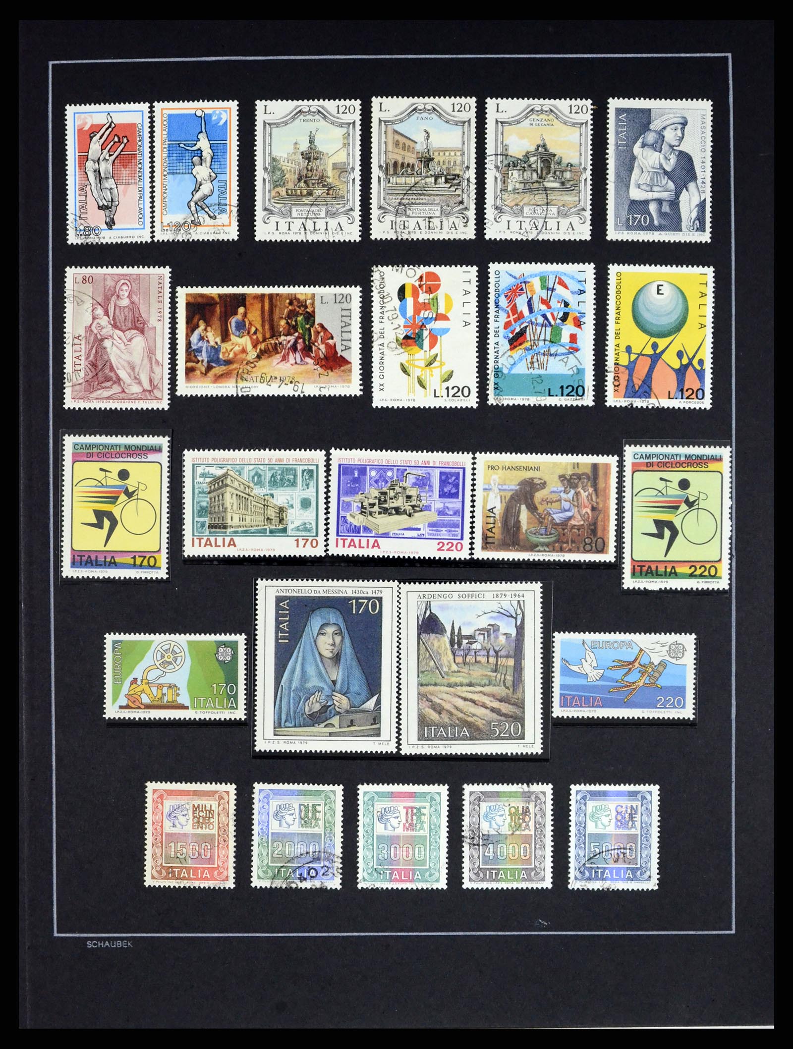 37553 049 - Stamp collection 37553 Italy 1852-1990.