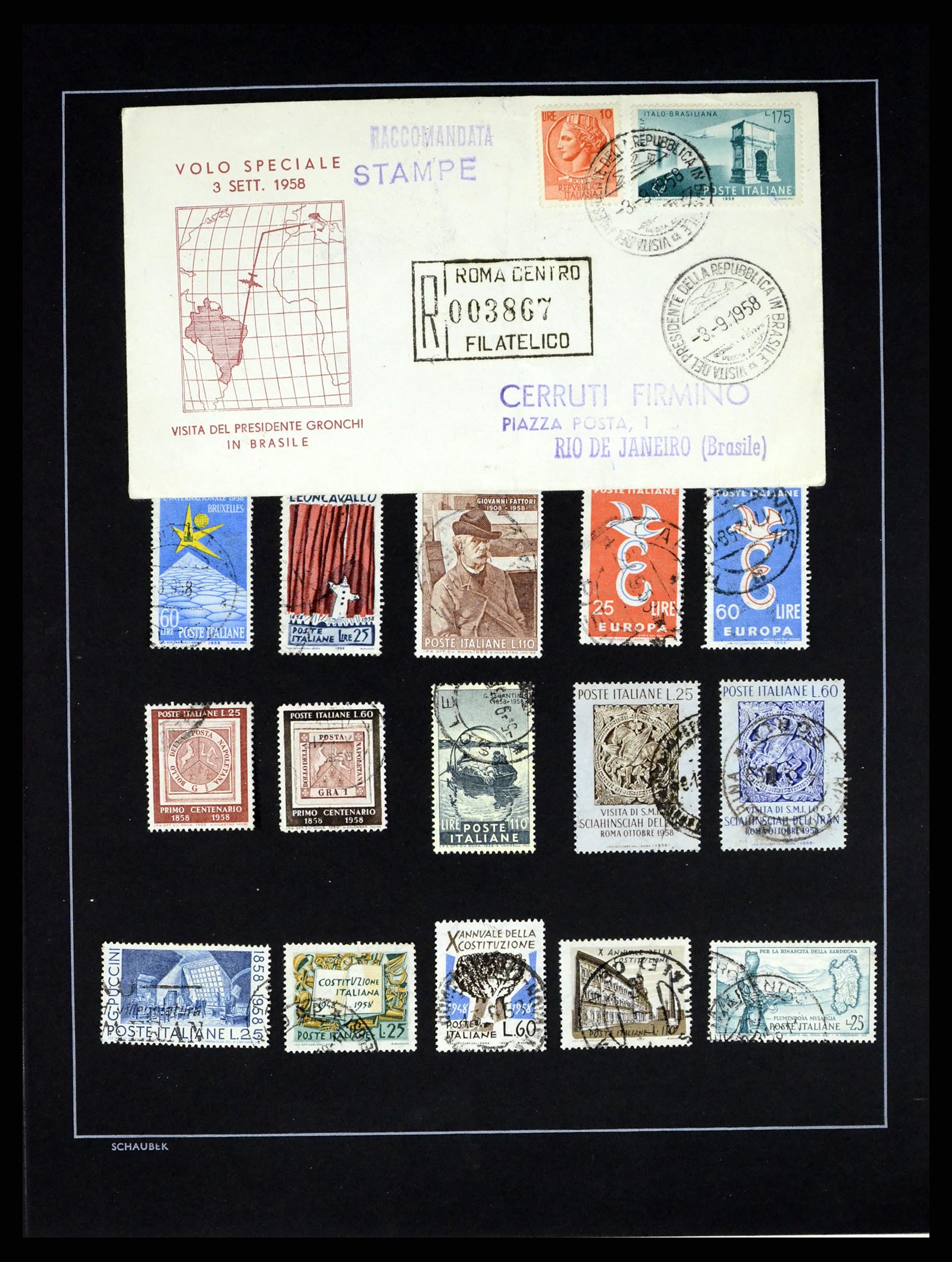 37553 050 - Stamp collection 37553 Italy 1852-1990.
