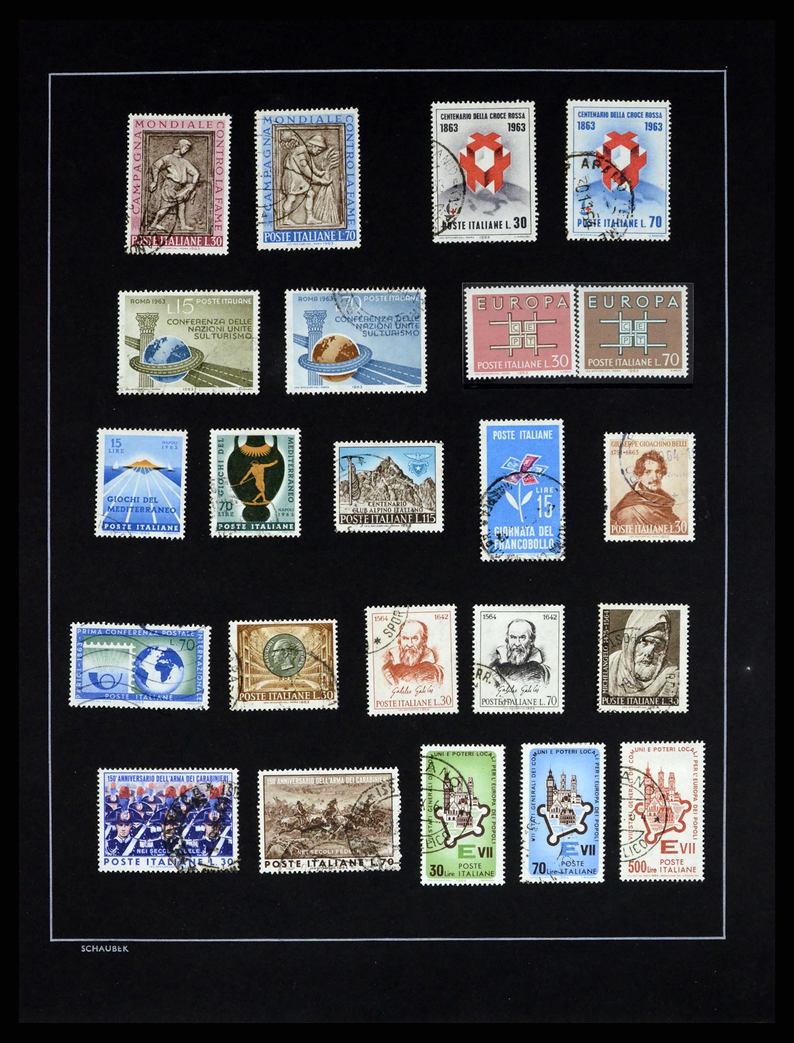37553 056 - Stamp collection 37553 Italy 1852-1990.