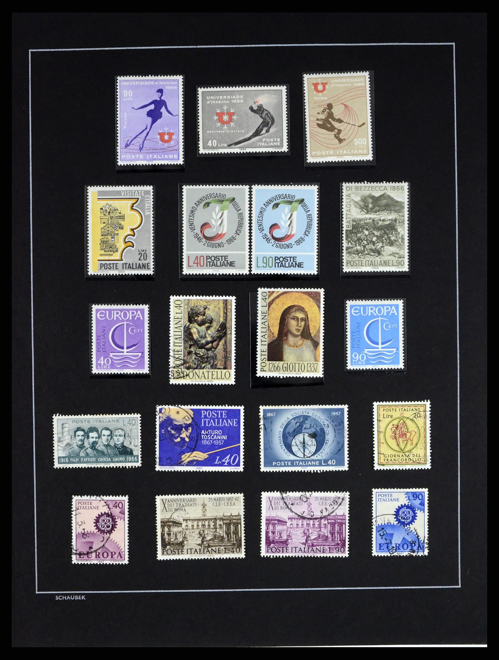 37553 059 - Stamp collection 37553 Italy 1852-1990.