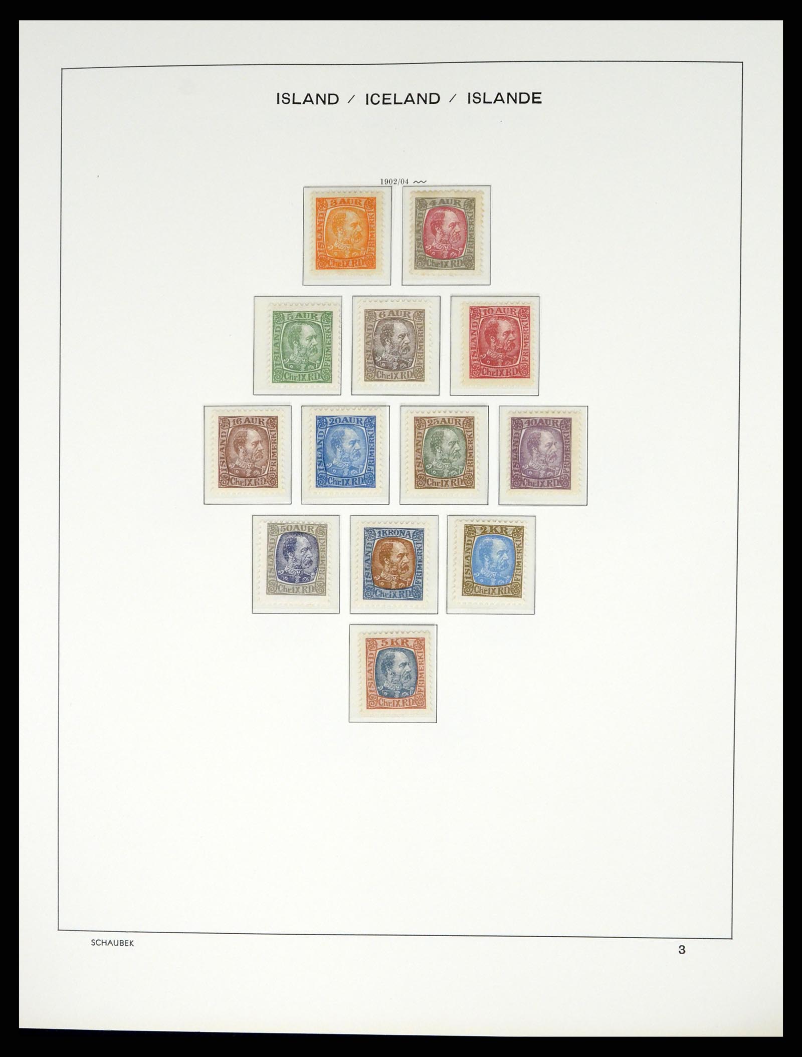 37555 003 - Postzegelverzameling 37555 IJsland 1873-2010.