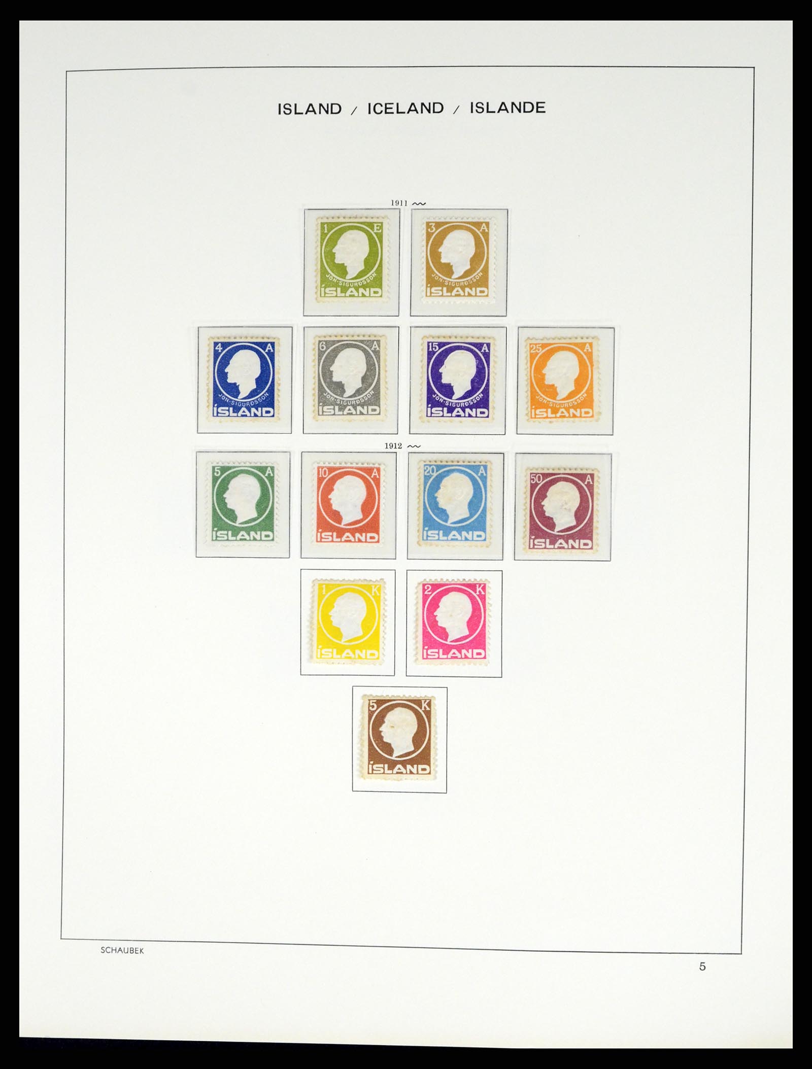 37555 006 - Postzegelverzameling 37555 IJsland 1873-2010.