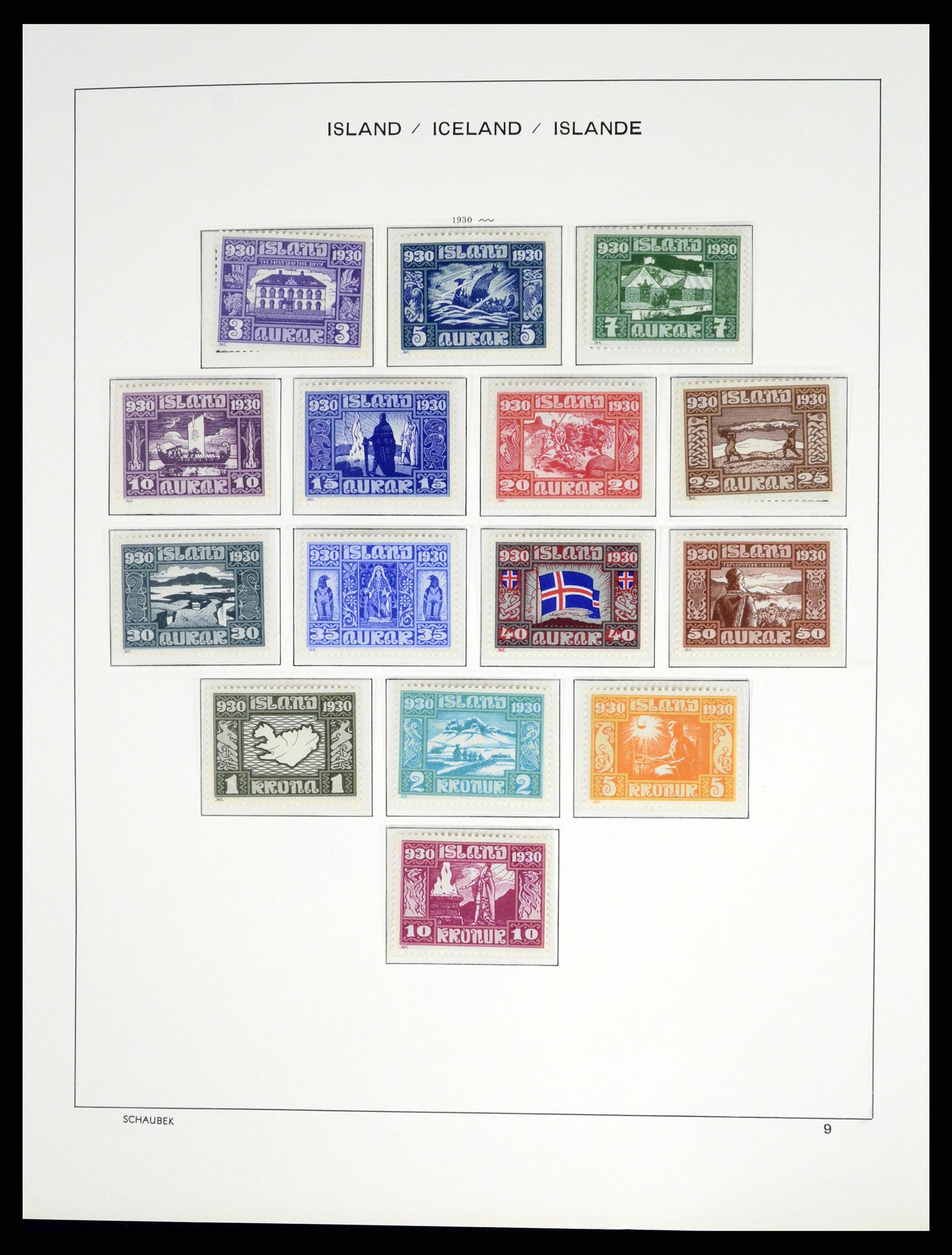 37555 010 - Postzegelverzameling 37555 IJsland 1873-2010.