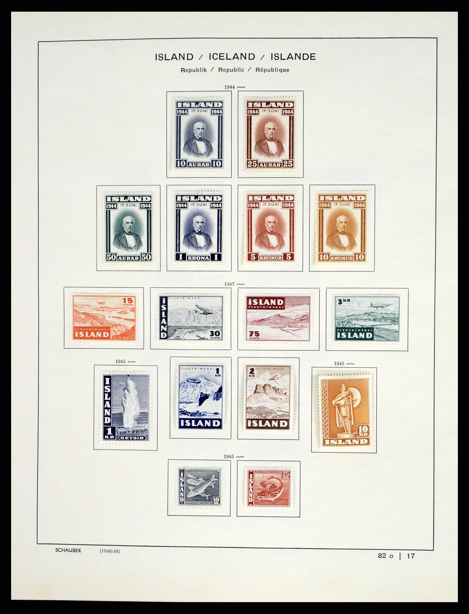 37555 018 - Postzegelverzameling 37555 IJsland 1873-2010.