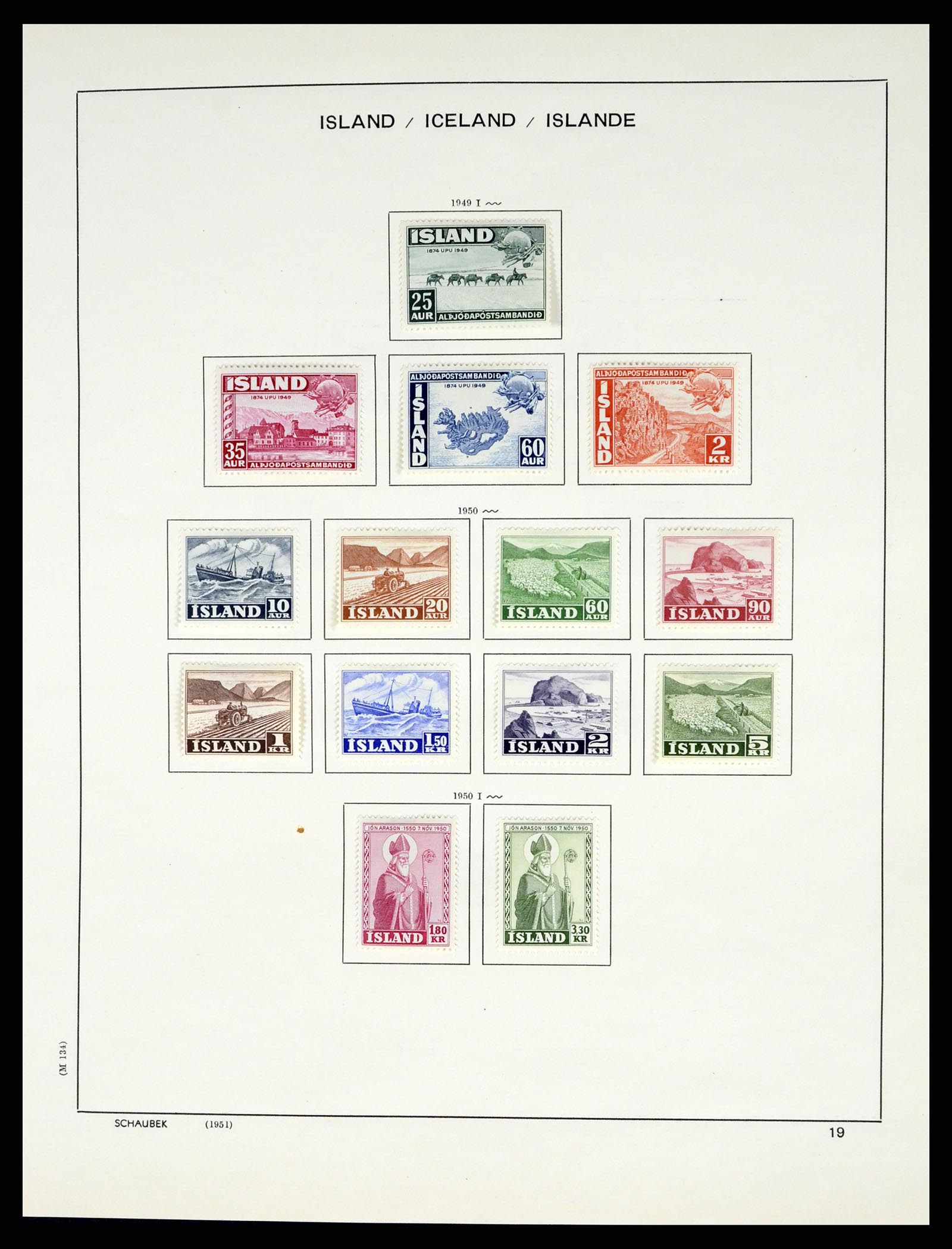 37555 020 - Postzegelverzameling 37555 IJsland 1873-2010.