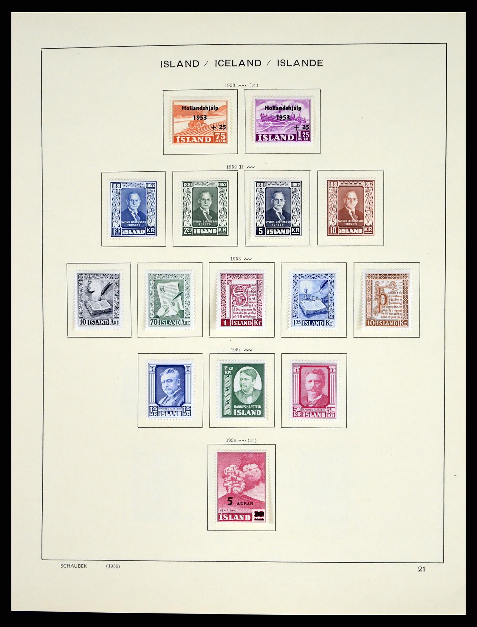 37555 022 - Postzegelverzameling 37555 IJsland 1873-2010.