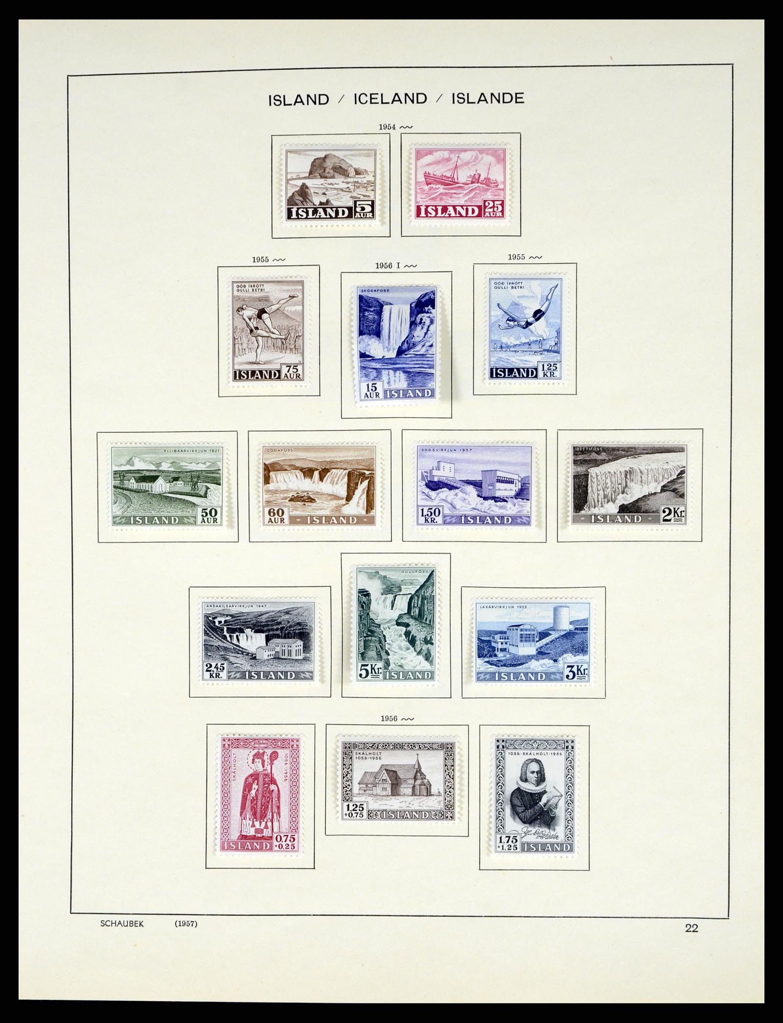 37555 023 - Postzegelverzameling 37555 IJsland 1873-2010.