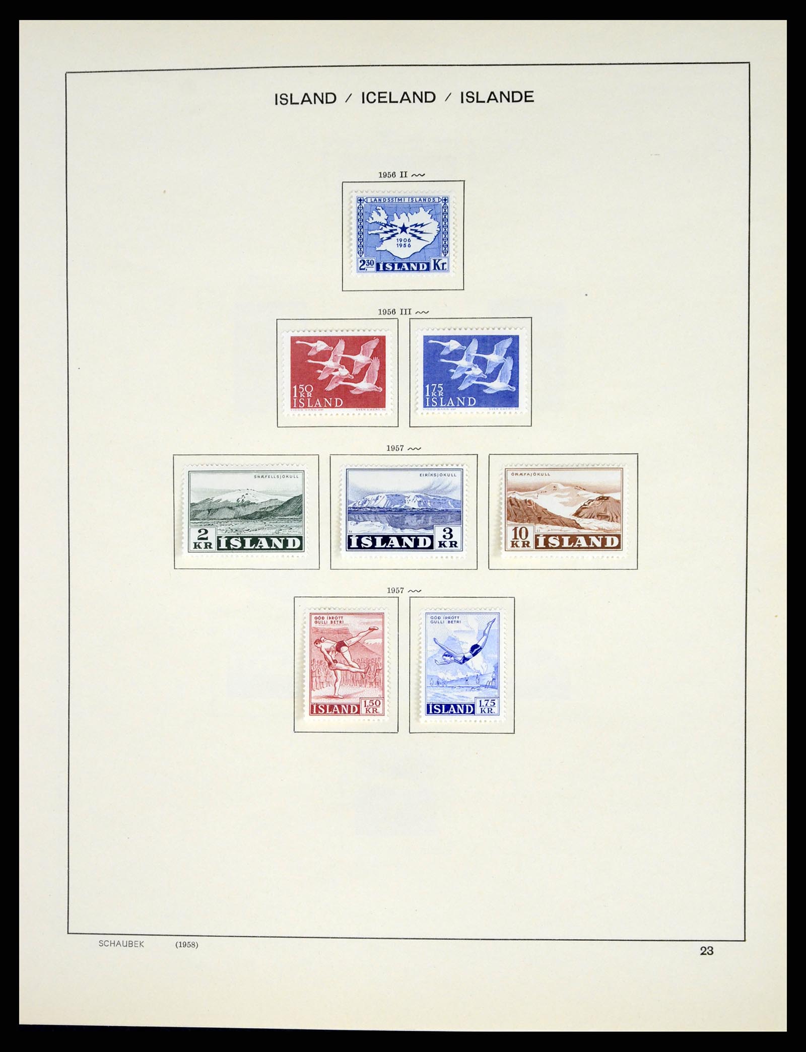 37555 024 - Postzegelverzameling 37555 IJsland 1873-2010.