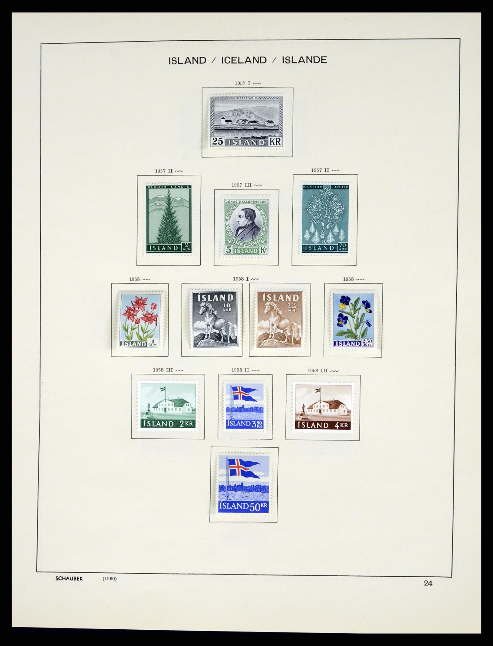 37555 025 - Stamp collection 37555 Iceland 1873-2010.