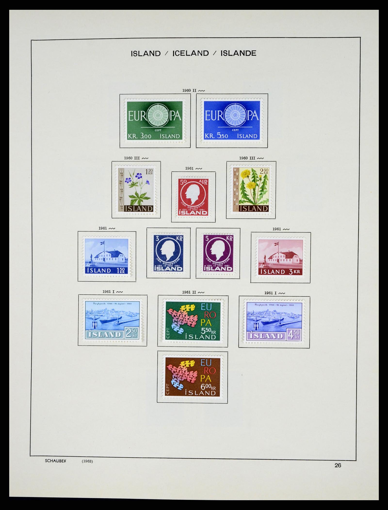 37555 027 - Postzegelverzameling 37555 IJsland 1873-2010.