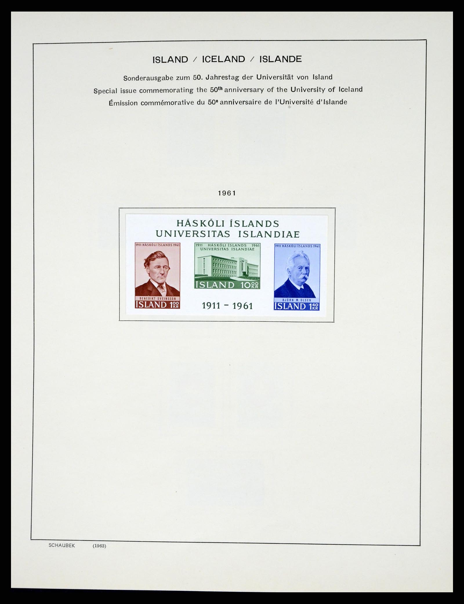 37555 029 - Postzegelverzameling 37555 IJsland 1873-2010.