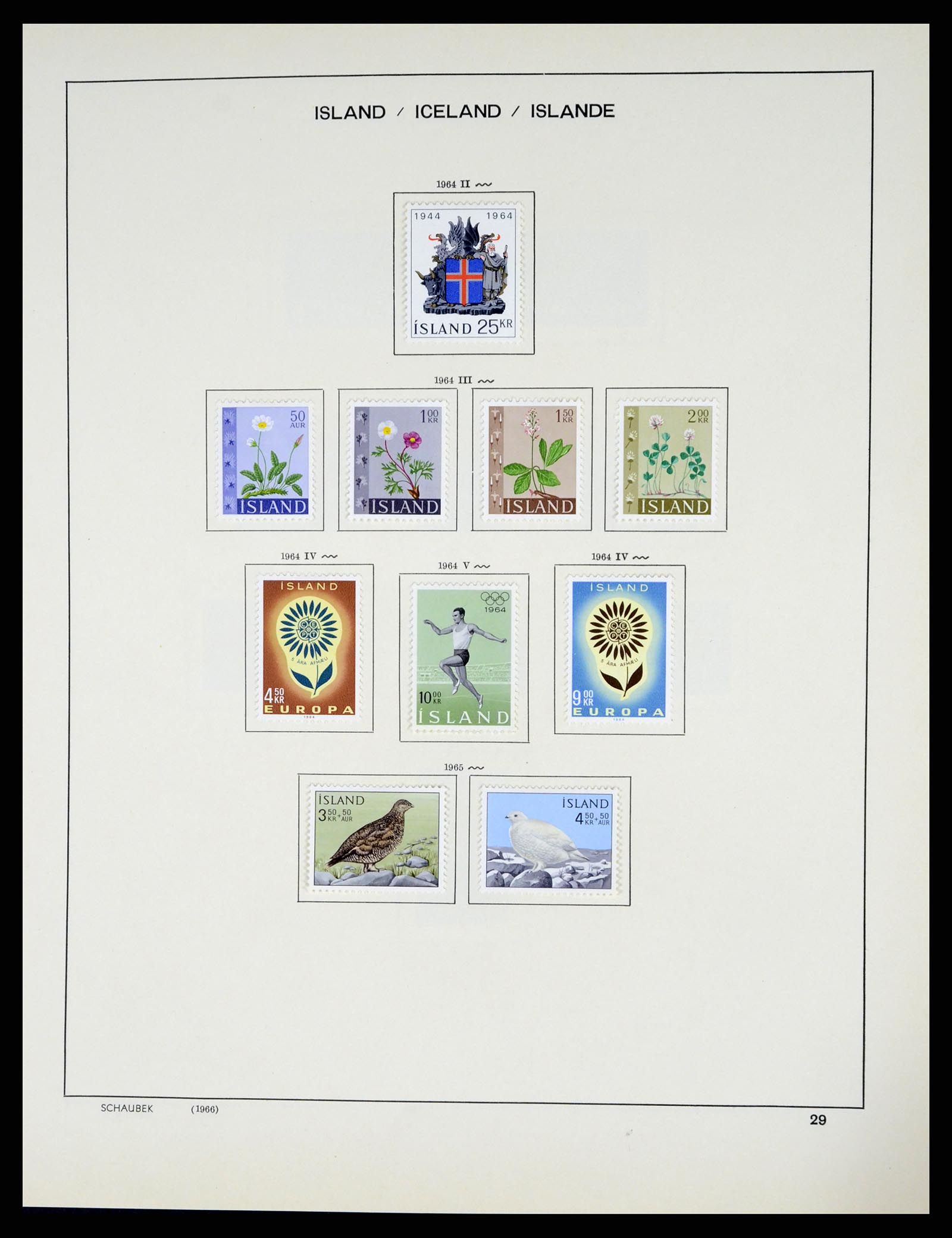 37555 031 - Postzegelverzameling 37555 IJsland 1873-2010.