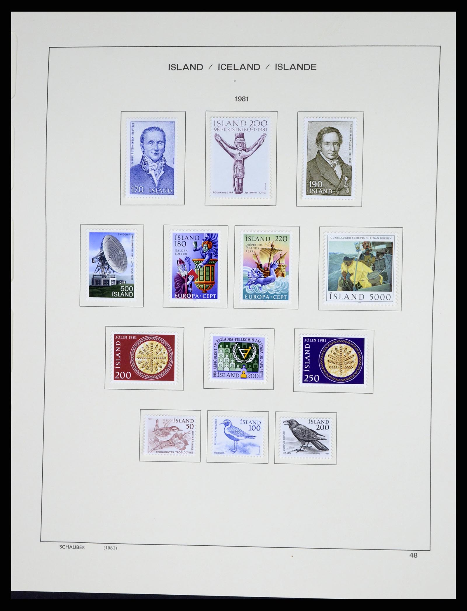 37555 050 - Postzegelverzameling 37555 IJsland 1873-2010.
