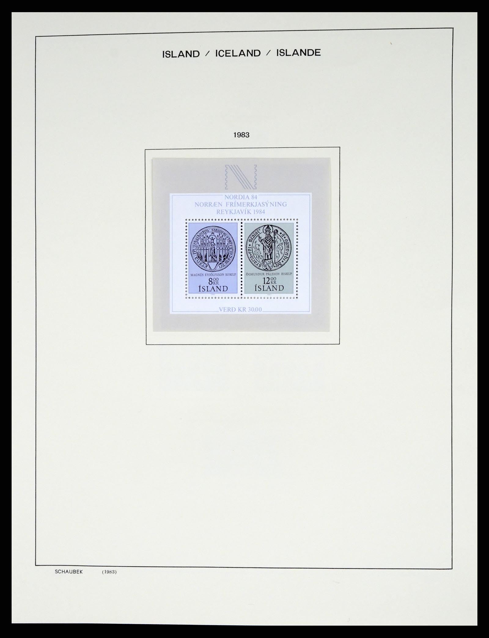 37555 055 - Postzegelverzameling 37555 IJsland 1873-2010.