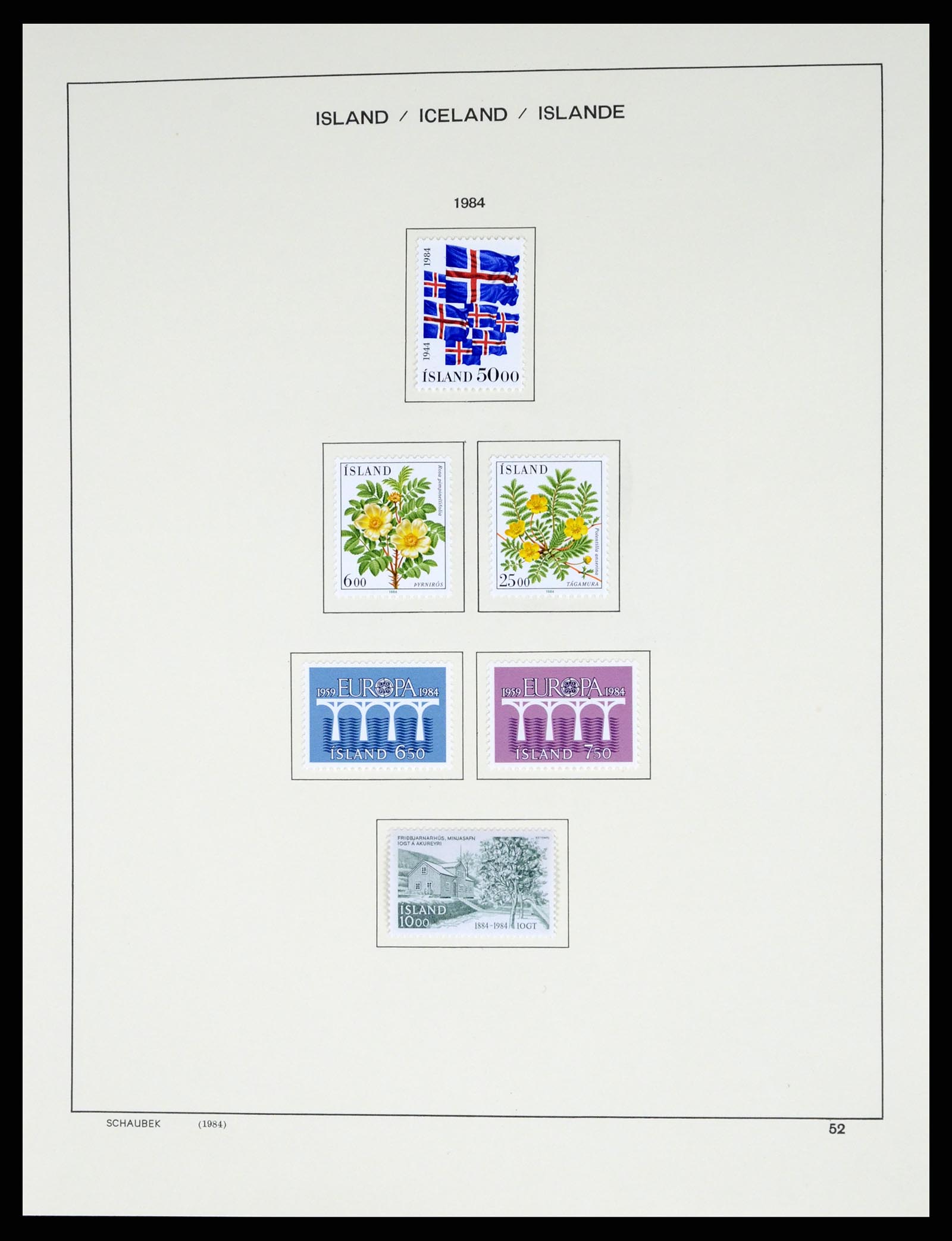 37555 056 - Postzegelverzameling 37555 IJsland 1873-2010.