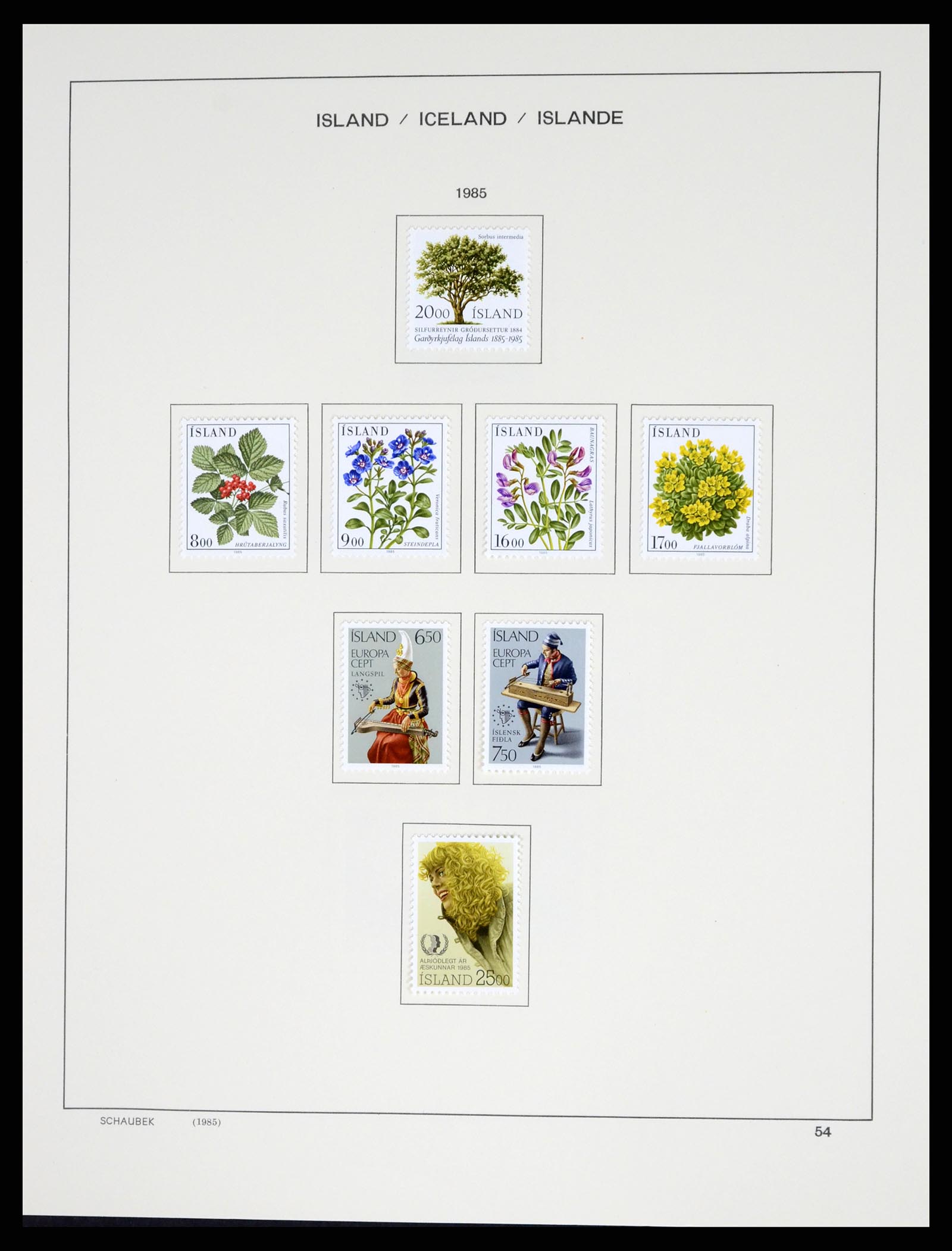 37555 059 - Postzegelverzameling 37555 IJsland 1873-2010.