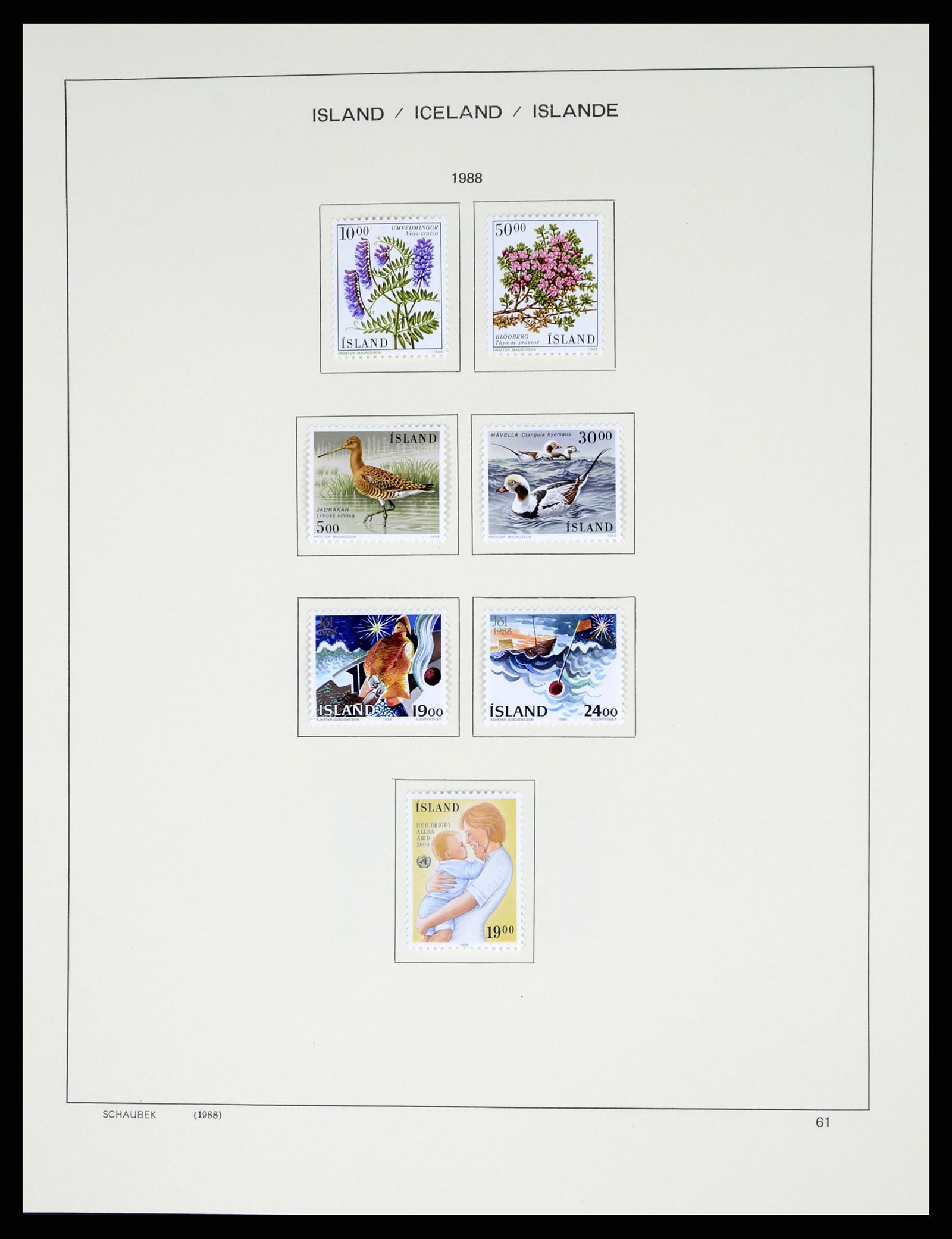 37555 069 - Postzegelverzameling 37555 IJsland 1873-2010.
