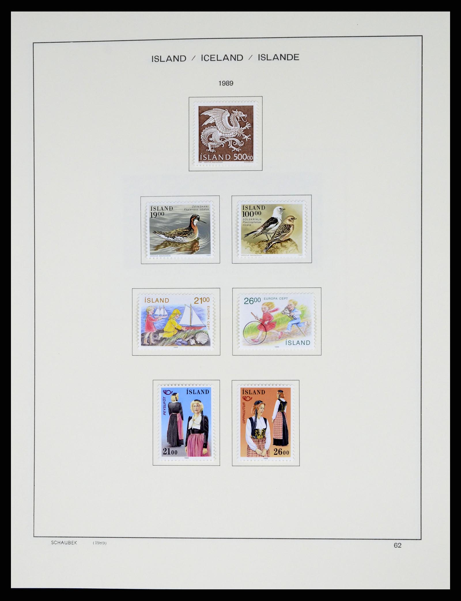 37555 070 - Postzegelverzameling 37555 IJsland 1873-2010.