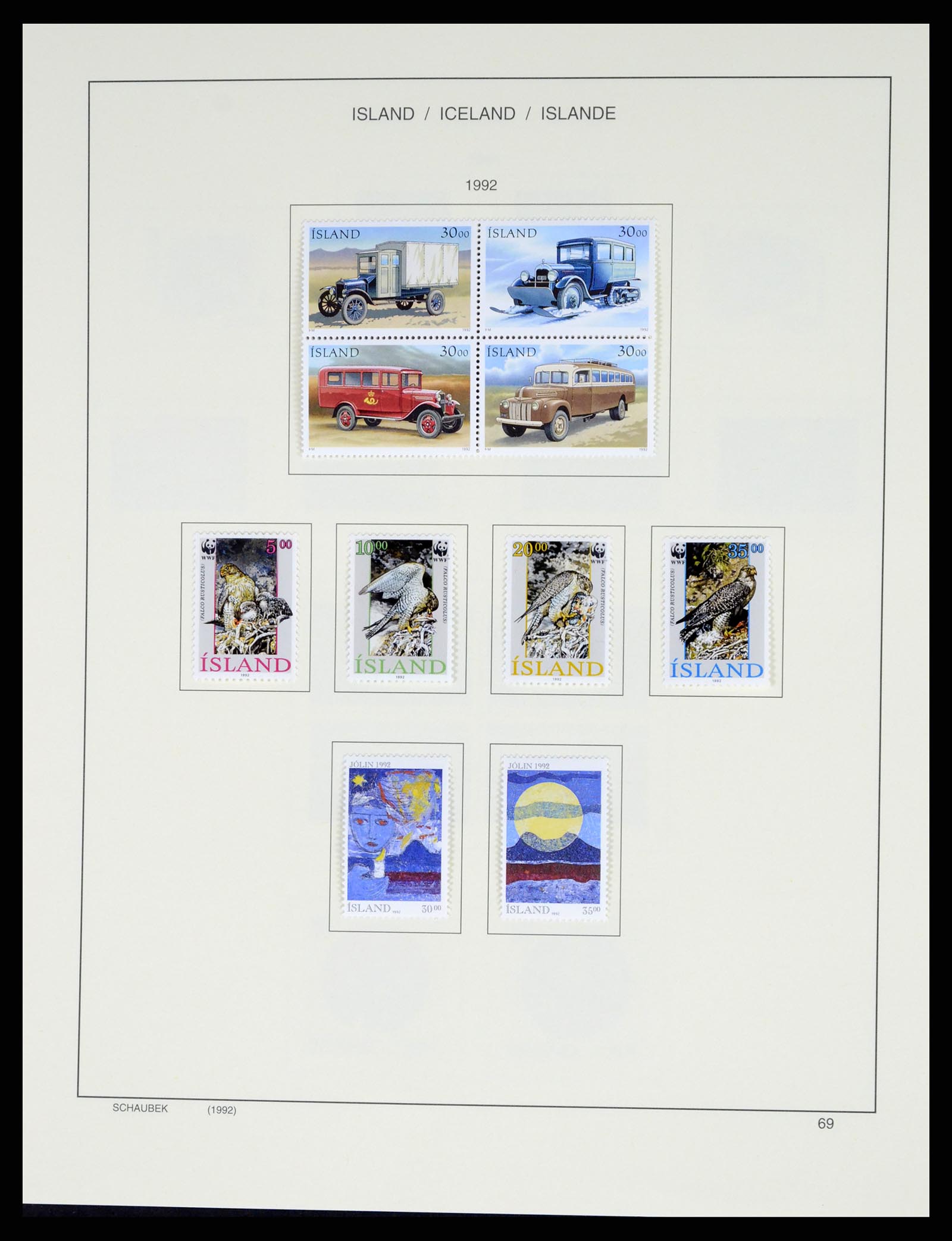 37555 081 - Stamp collection 37555 Iceland 1873-2010.