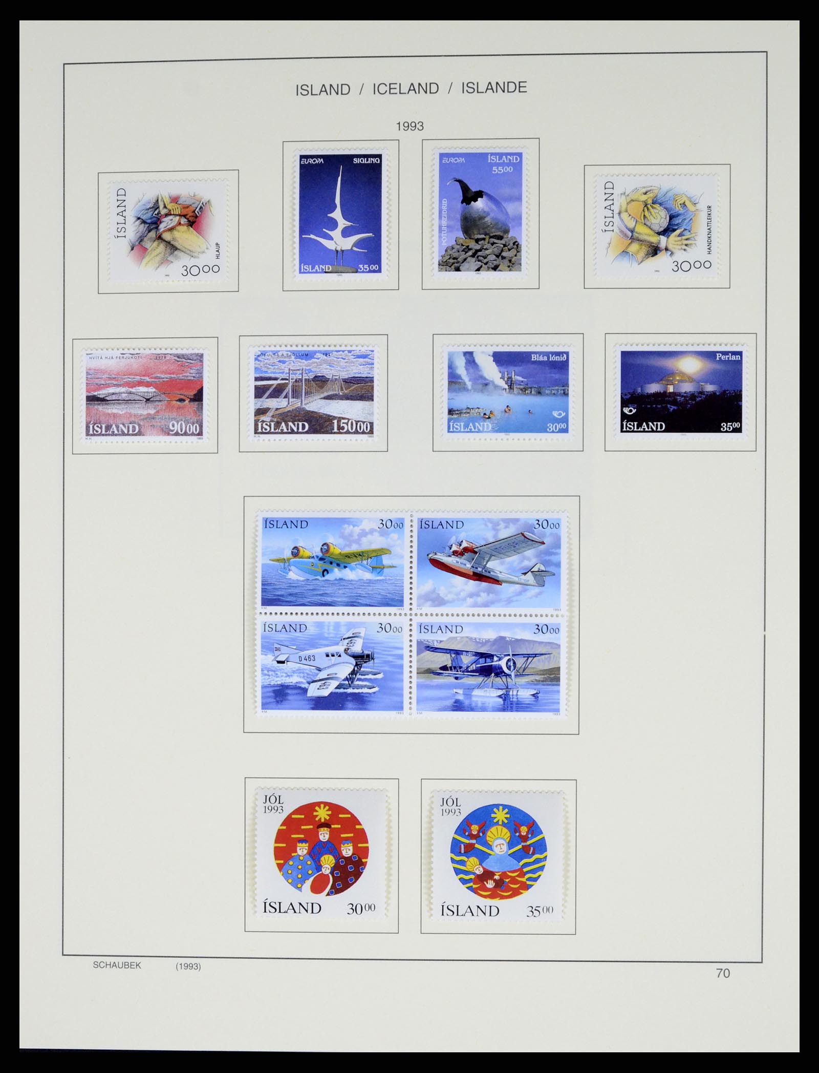 37555 082 - Stamp collection 37555 Iceland 1873-2010.