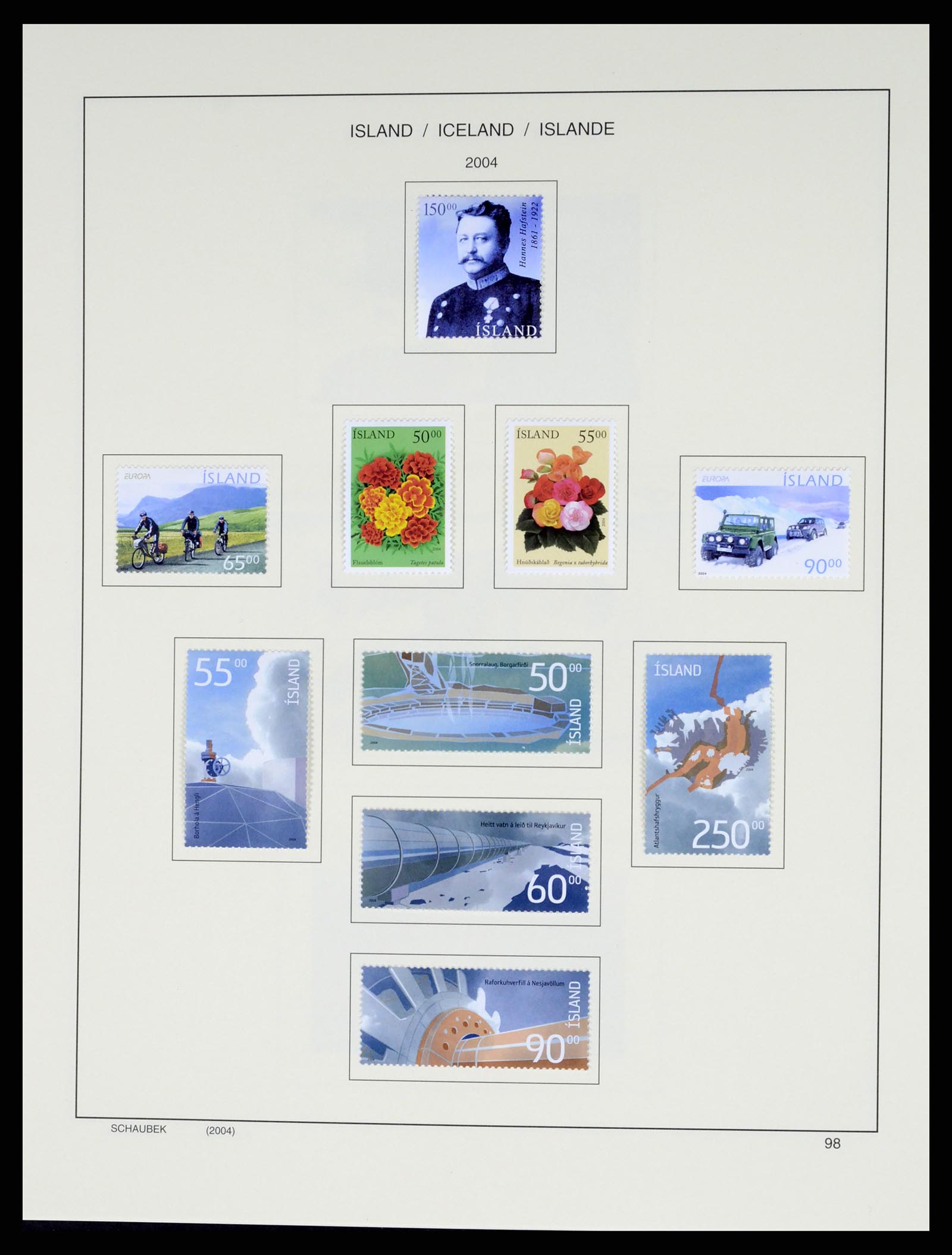 37555 123 - Stamp collection 37555 Iceland 1873-2010.