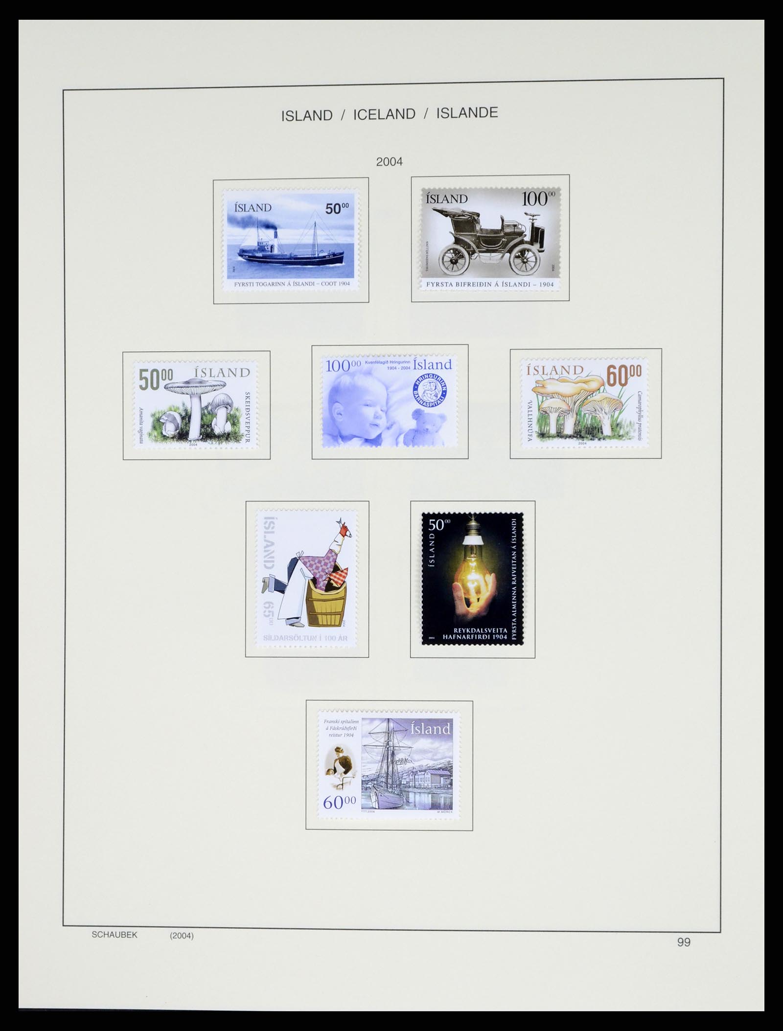 37555 125 - Postzegelverzameling 37555 IJsland 1873-2010.