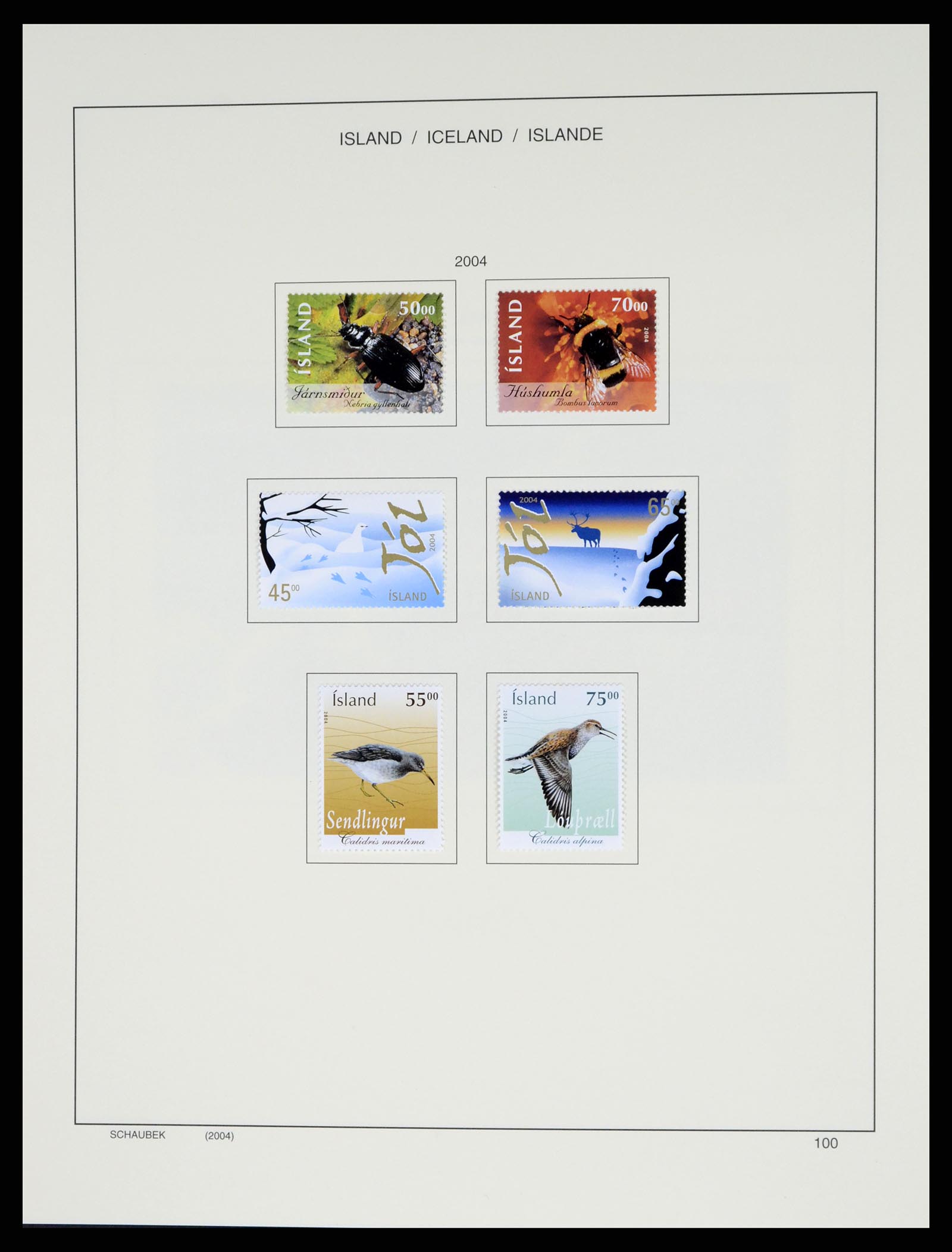 37555 126 - Postzegelverzameling 37555 IJsland 1873-2010.