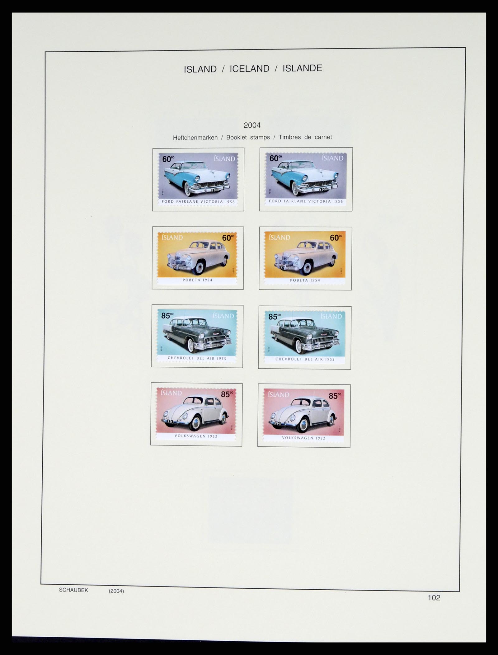 37555 128 - Postzegelverzameling 37555 IJsland 1873-2010.