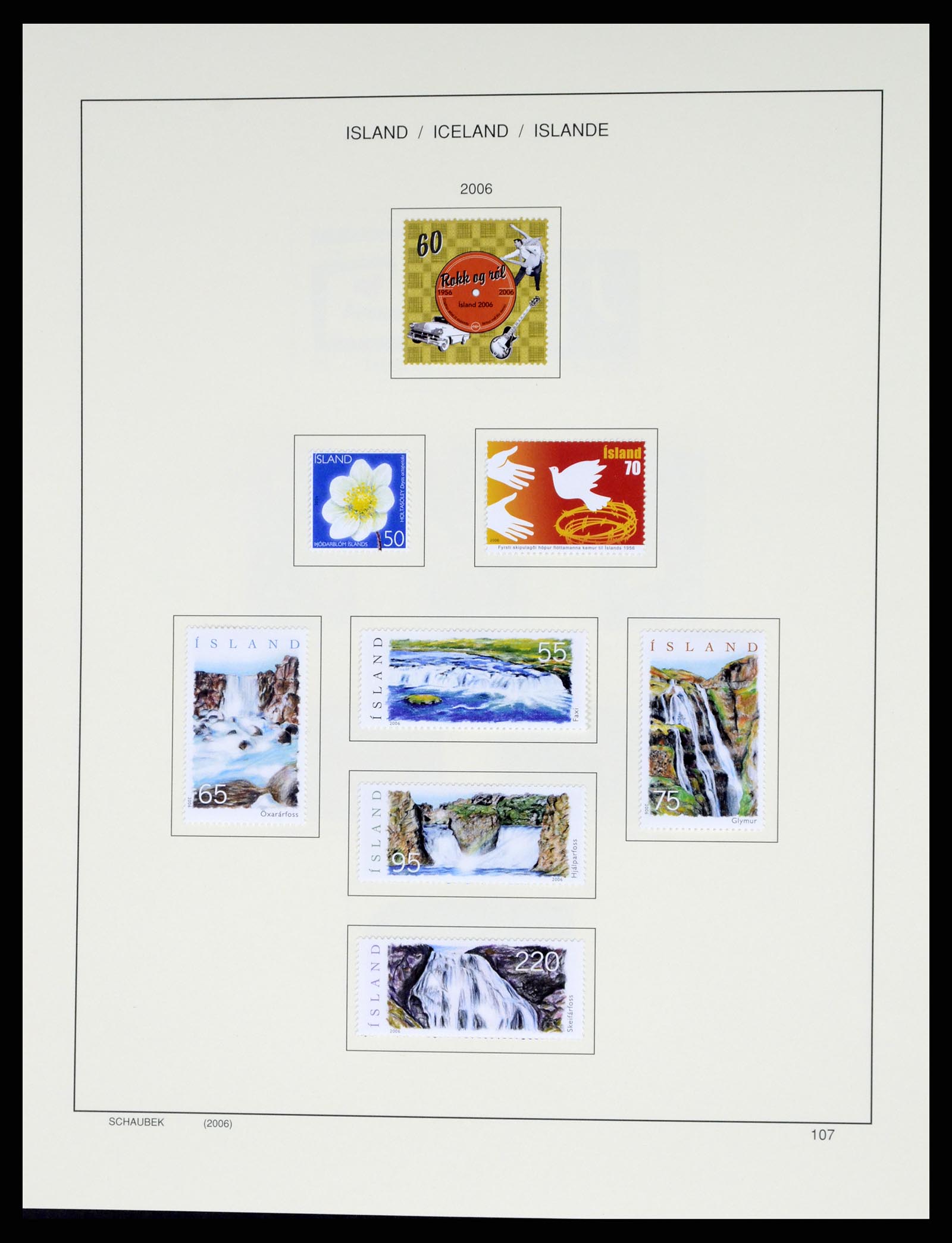 37555 134 - Postzegelverzameling 37555 IJsland 1873-2010.