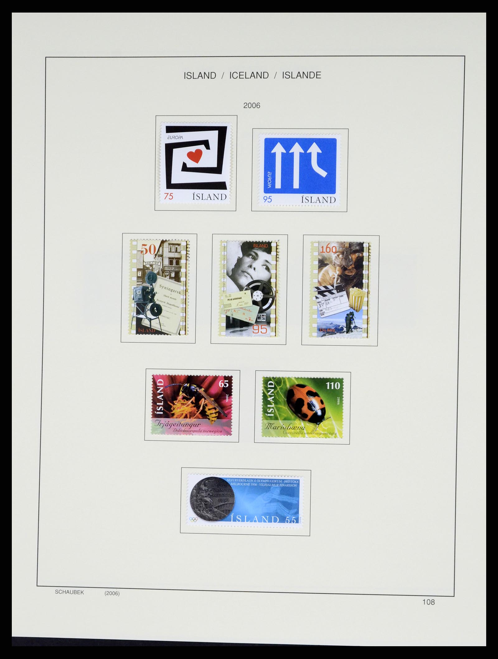 37555 135 - Postzegelverzameling 37555 IJsland 1873-2010.