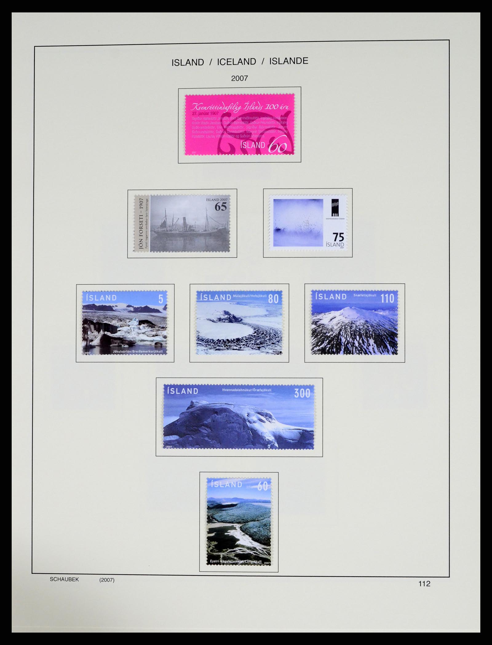 37555 140 - Postzegelverzameling 37555 IJsland 1873-2010.