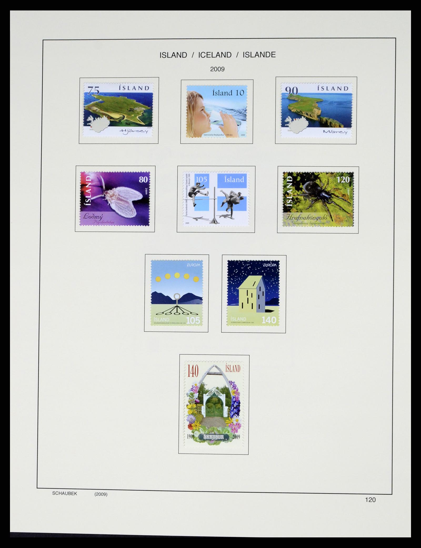 37555 150 - Stamp collection 37555 Iceland 1873-2010.