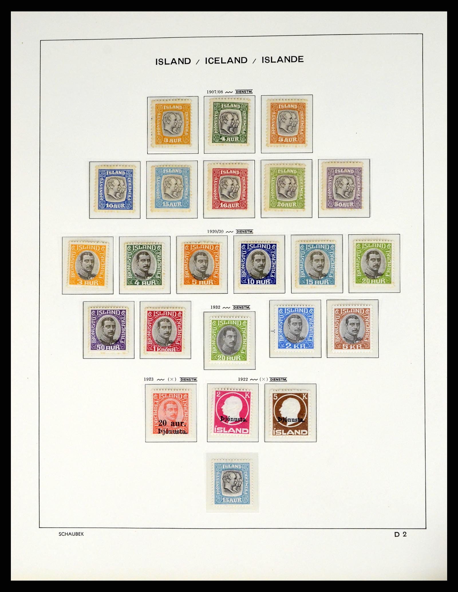 37555 164 - Postzegelverzameling 37555 IJsland 1873-2010.