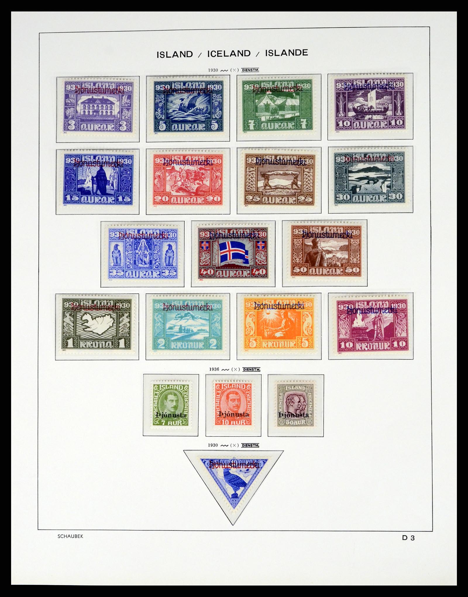 37555 165 - Postzegelverzameling 37555 IJsland 1873-2010.