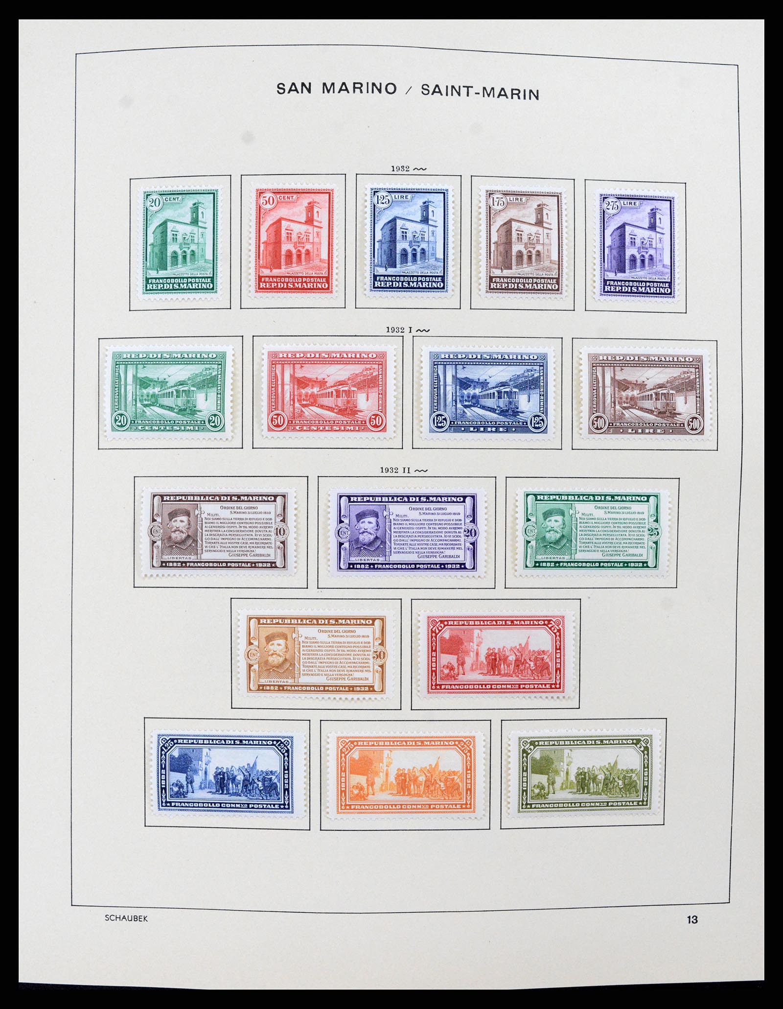 37556 010 - Postzegelverzameling 37556 San Marino 1877-2017.