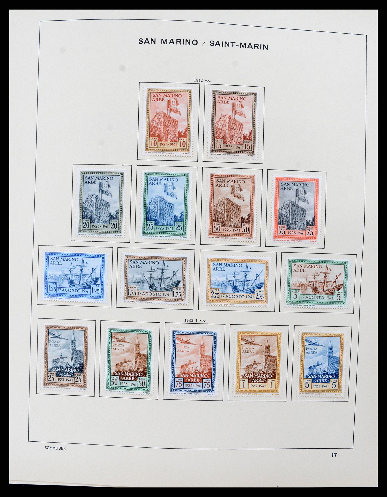 37556 016 - Postzegelverzameling 37556 San Marino 1877-2017.