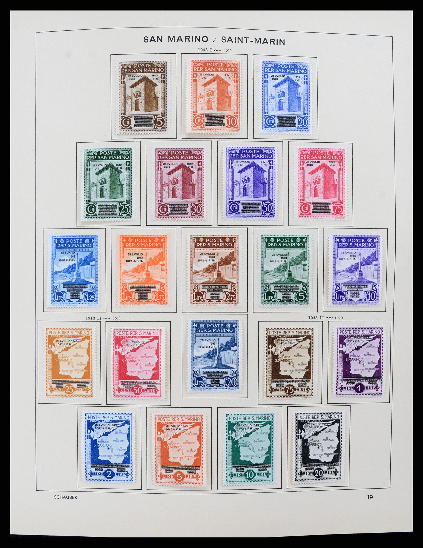 37556 018 - Postzegelverzameling 37556 San Marino 1877-2017.